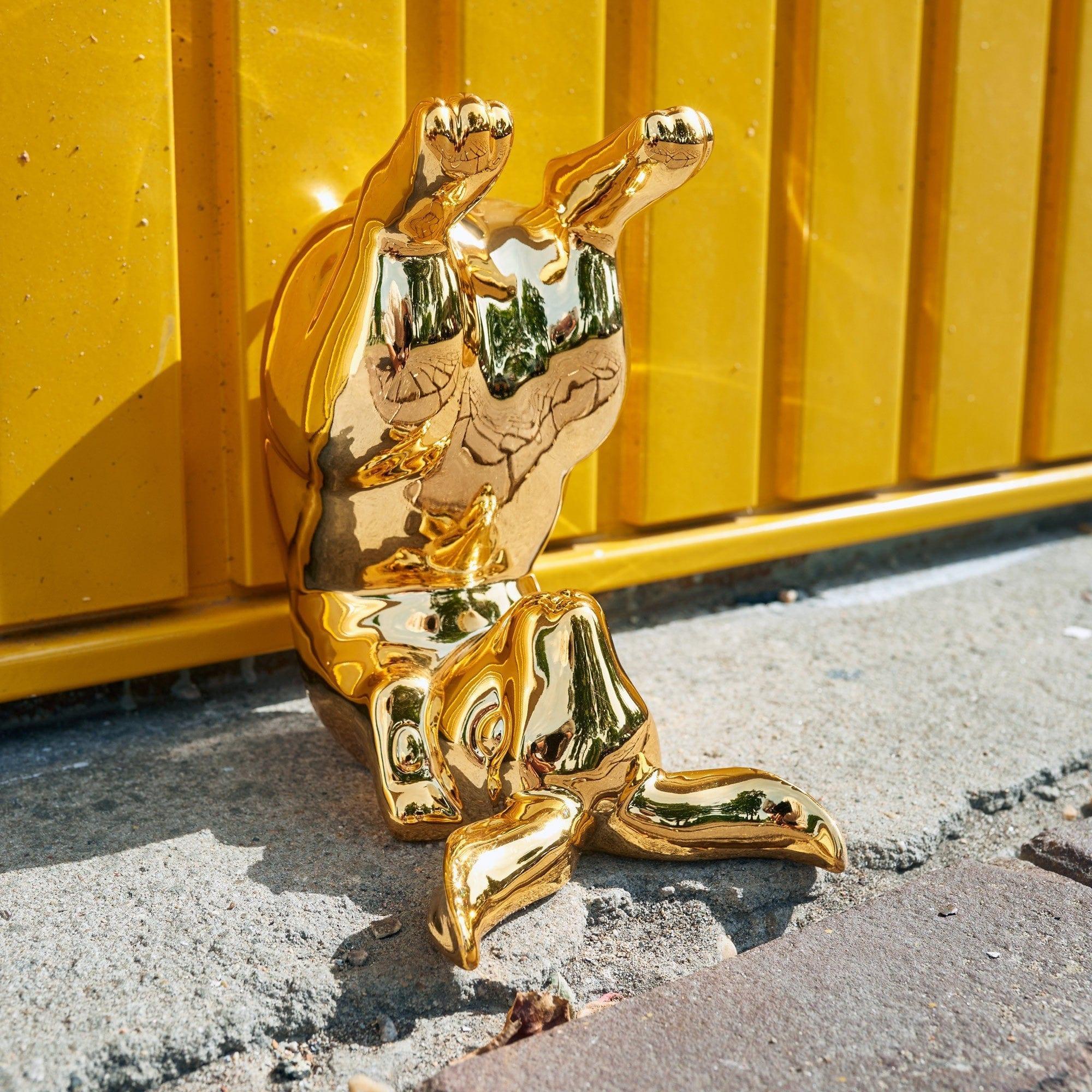 Dekoracyjna skarbonka BUNNY BUM złoty Pols Potten Eye on Design