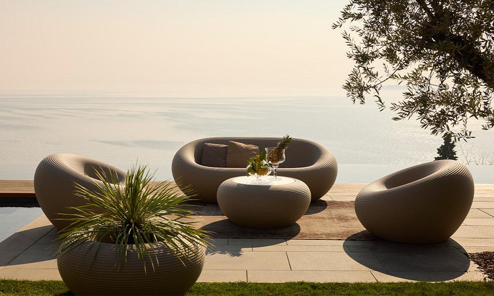 NAMI terracotta outdoor sofa