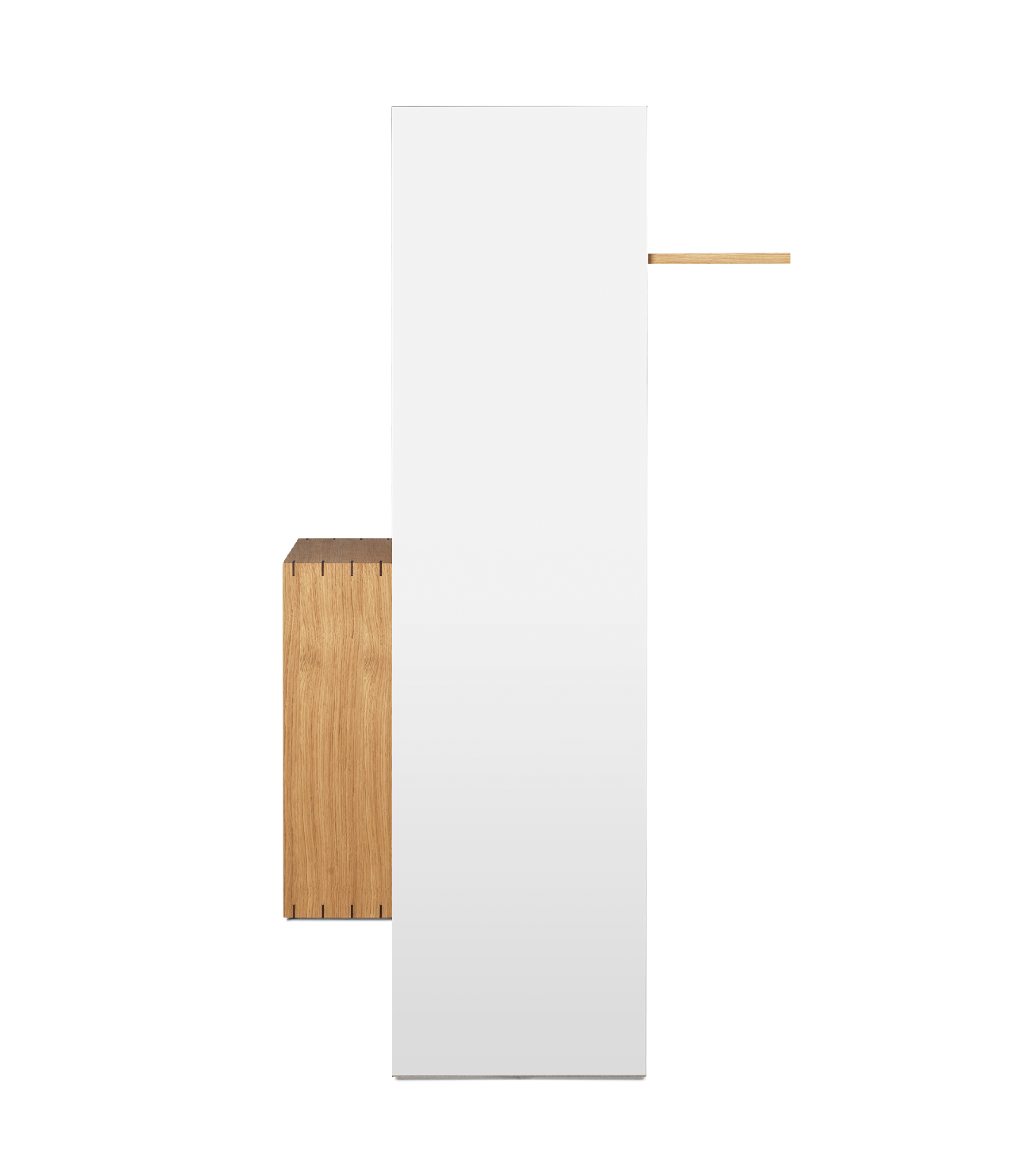 BON HALLWAY CABINET mirror cabinet oiled oak