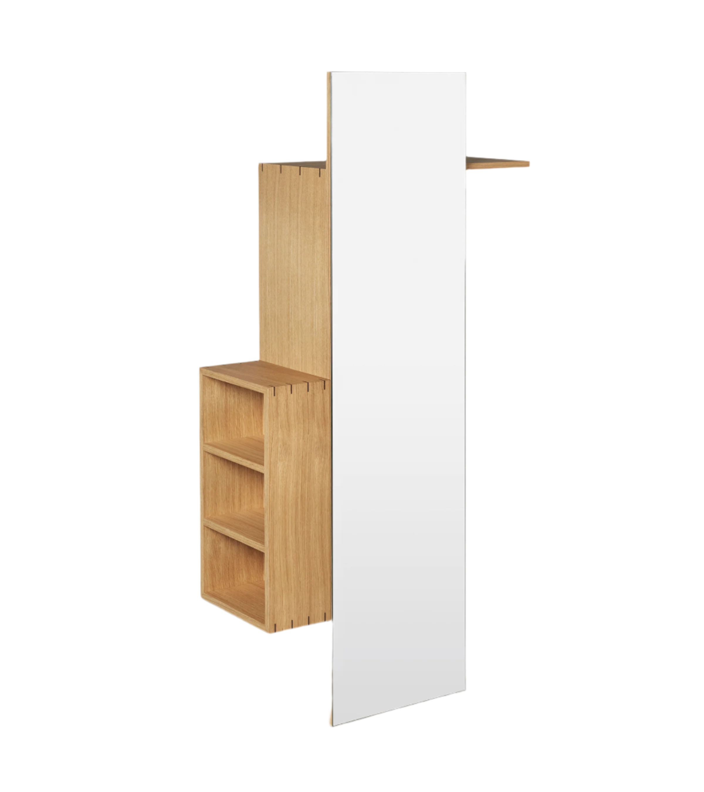 BON HALLWAY CABINET mirror cabinet oiled oak