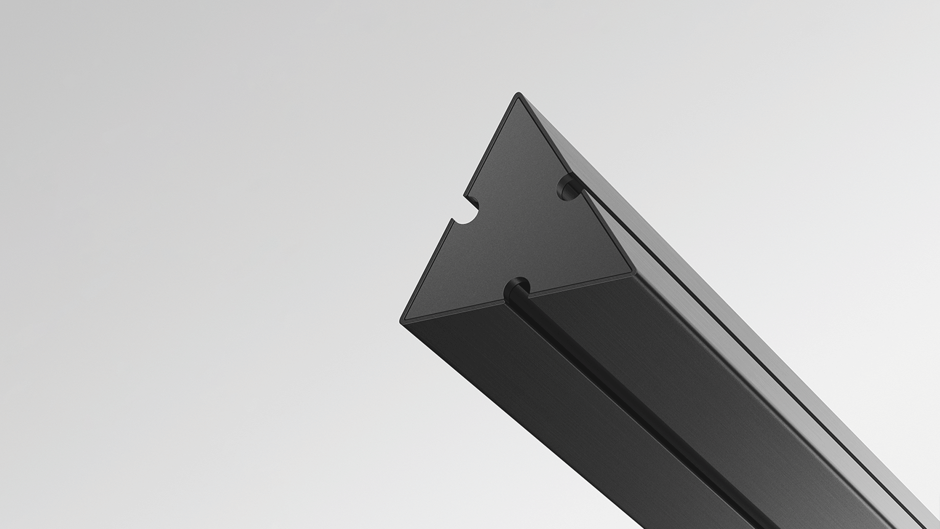 Závesná lampa DREISPITZ HORIZONTAL čierna