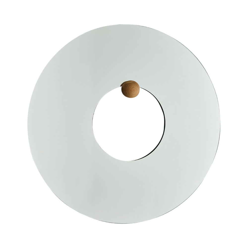 Okrúhle lustro CASTELLUM z dubového dreva