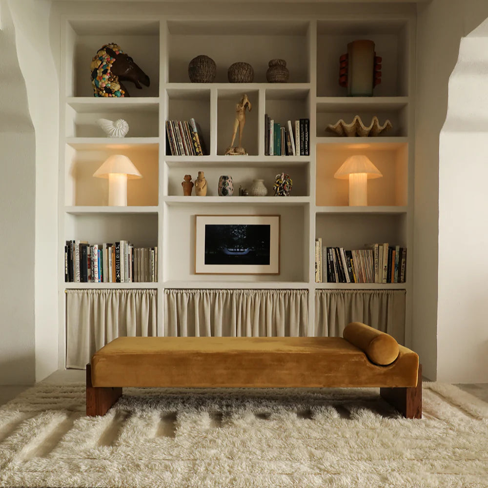 Ležadlo v horčicovom zamatě