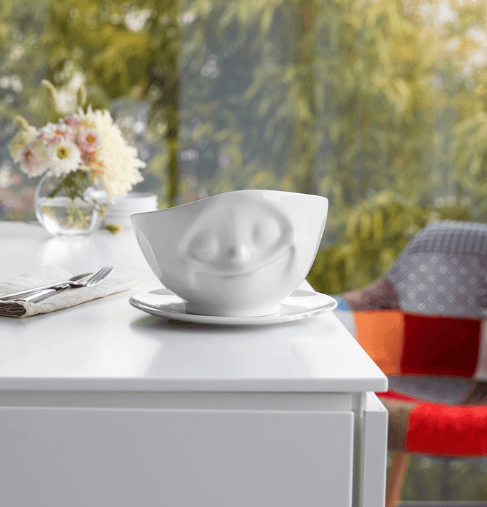 Duża miska HAPPY biały 58products Eye on Design