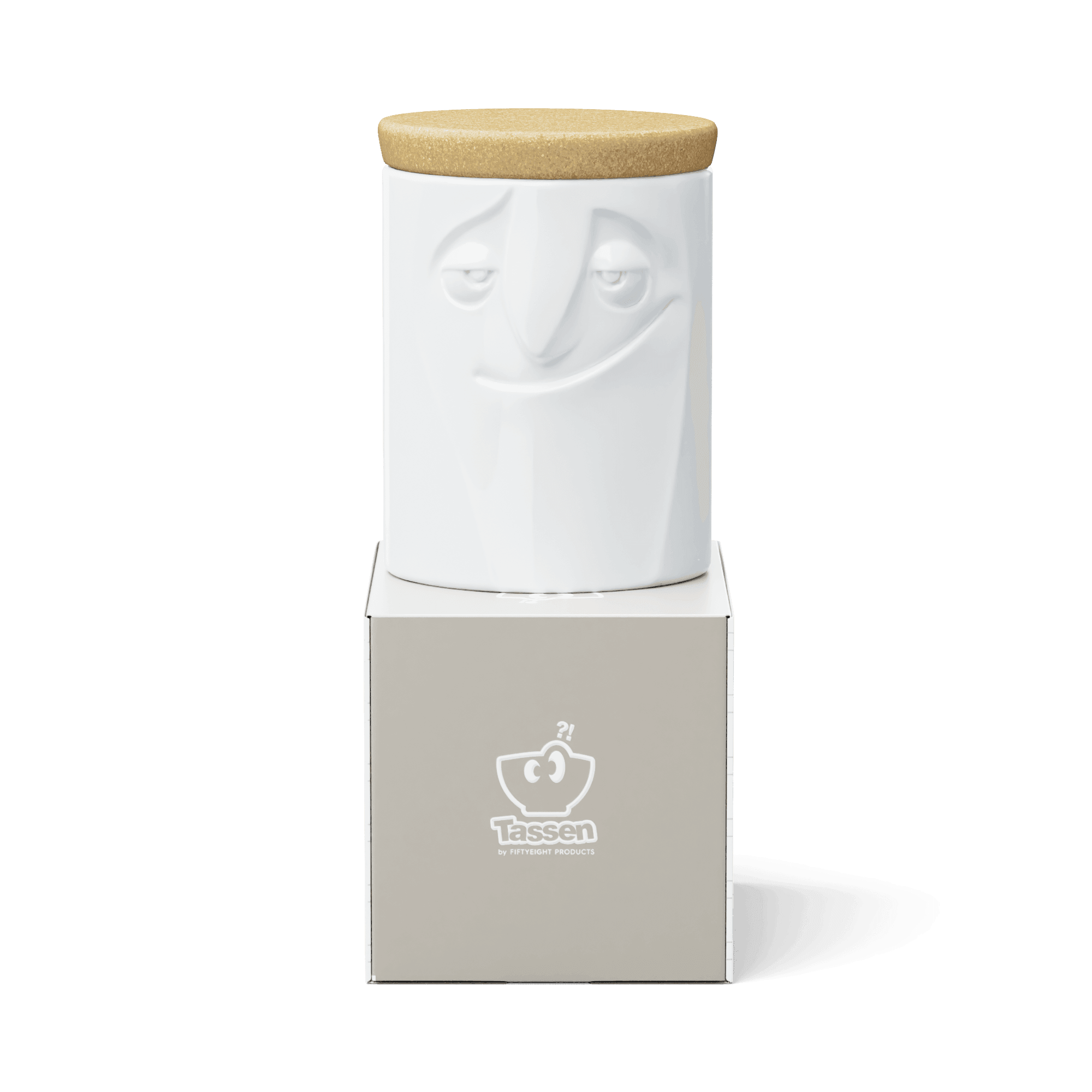 Duży słoik CHARMING biały 58products Eye on Design