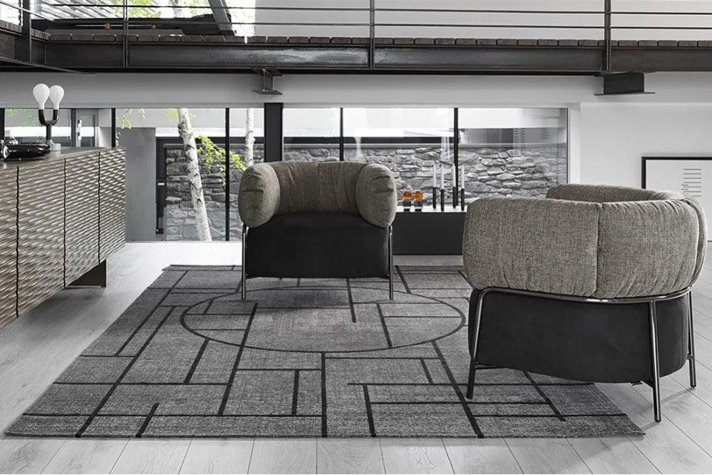 Dywan CHINESE ciemnoszary Calligaris Eye on Design