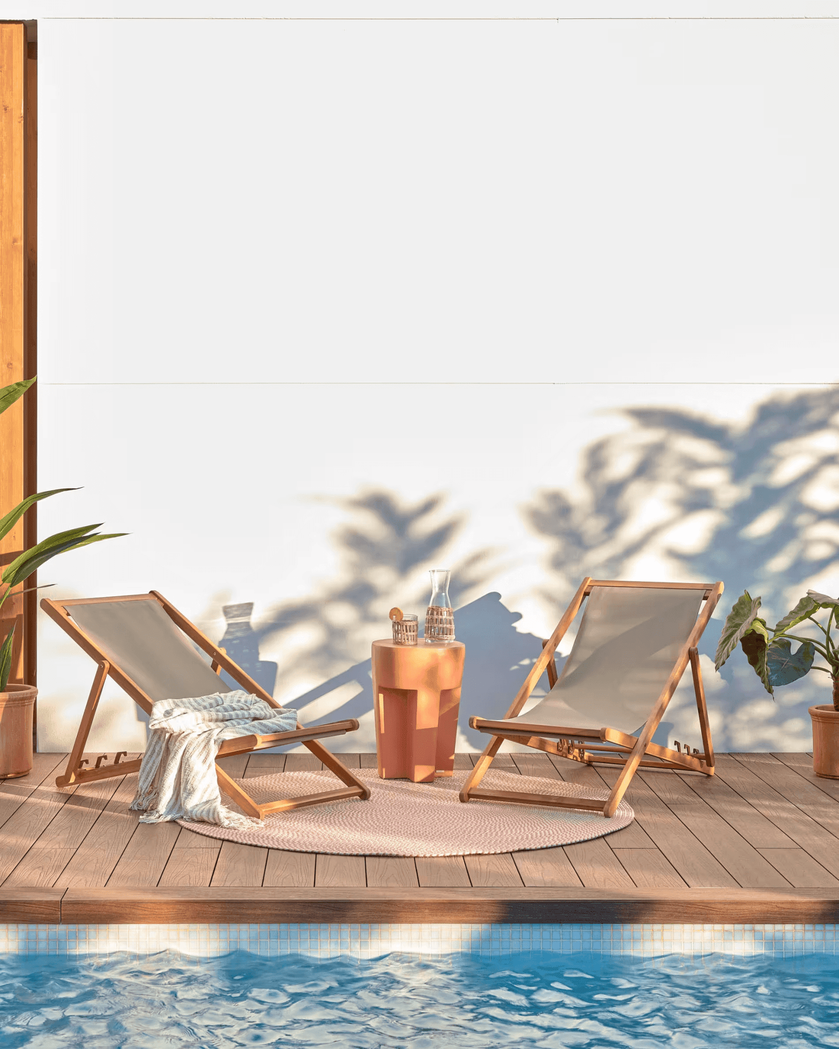 Dywan okrągły zewnętrzny RODHE różowy La Forma Eye on Design