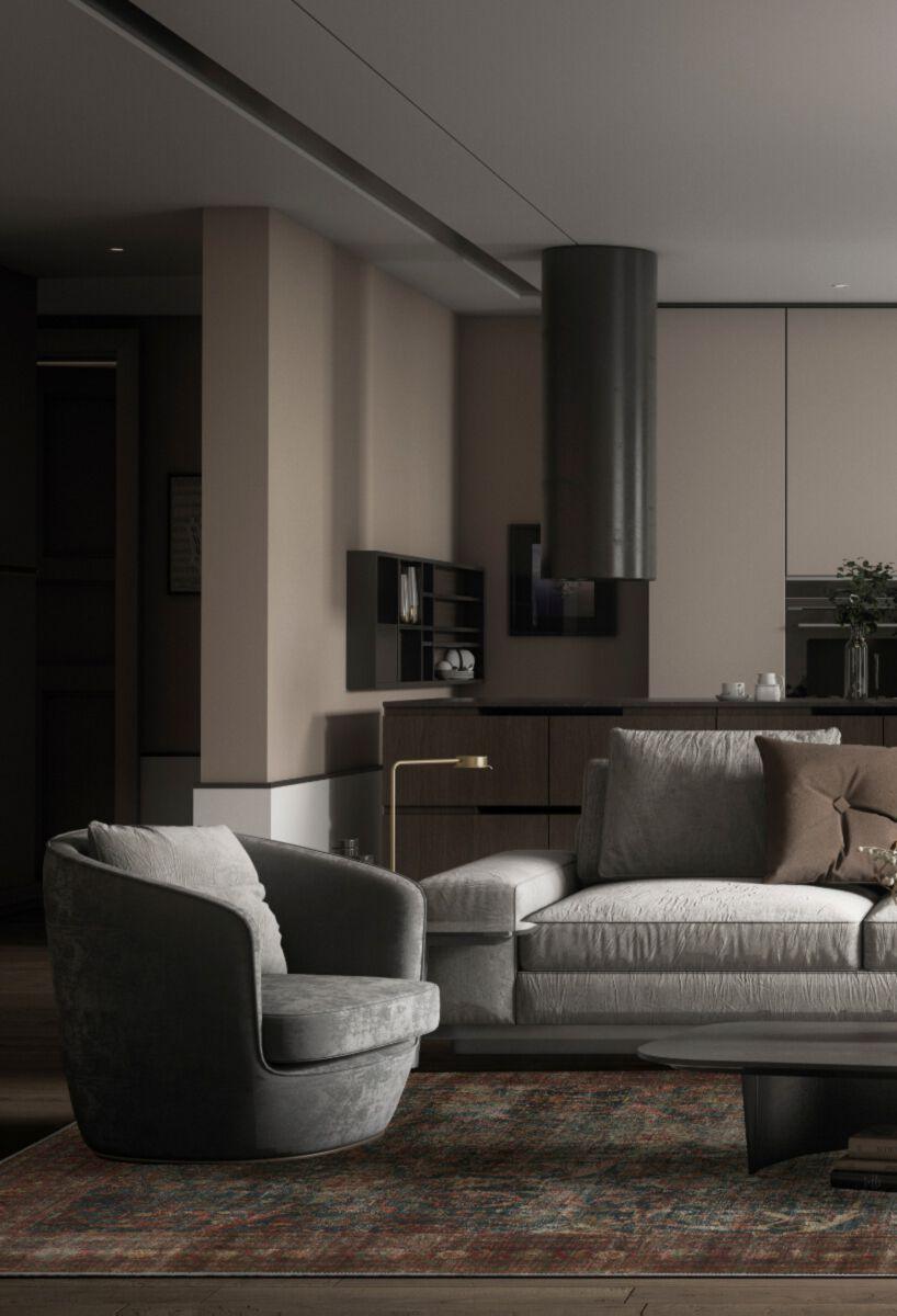 Dywan PETRA WINE brązowy Carpet Decor Eye on Design