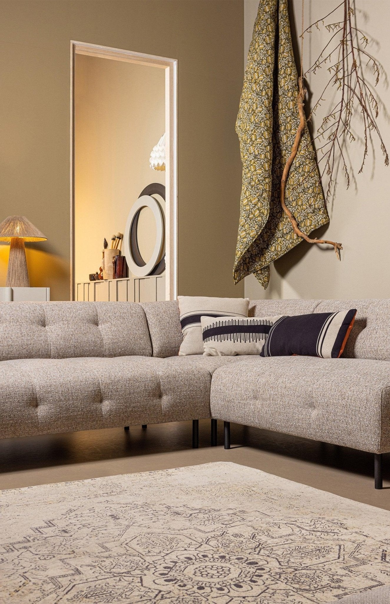 Dywan prostokątny ERIC beżowy Woood Eye on Design