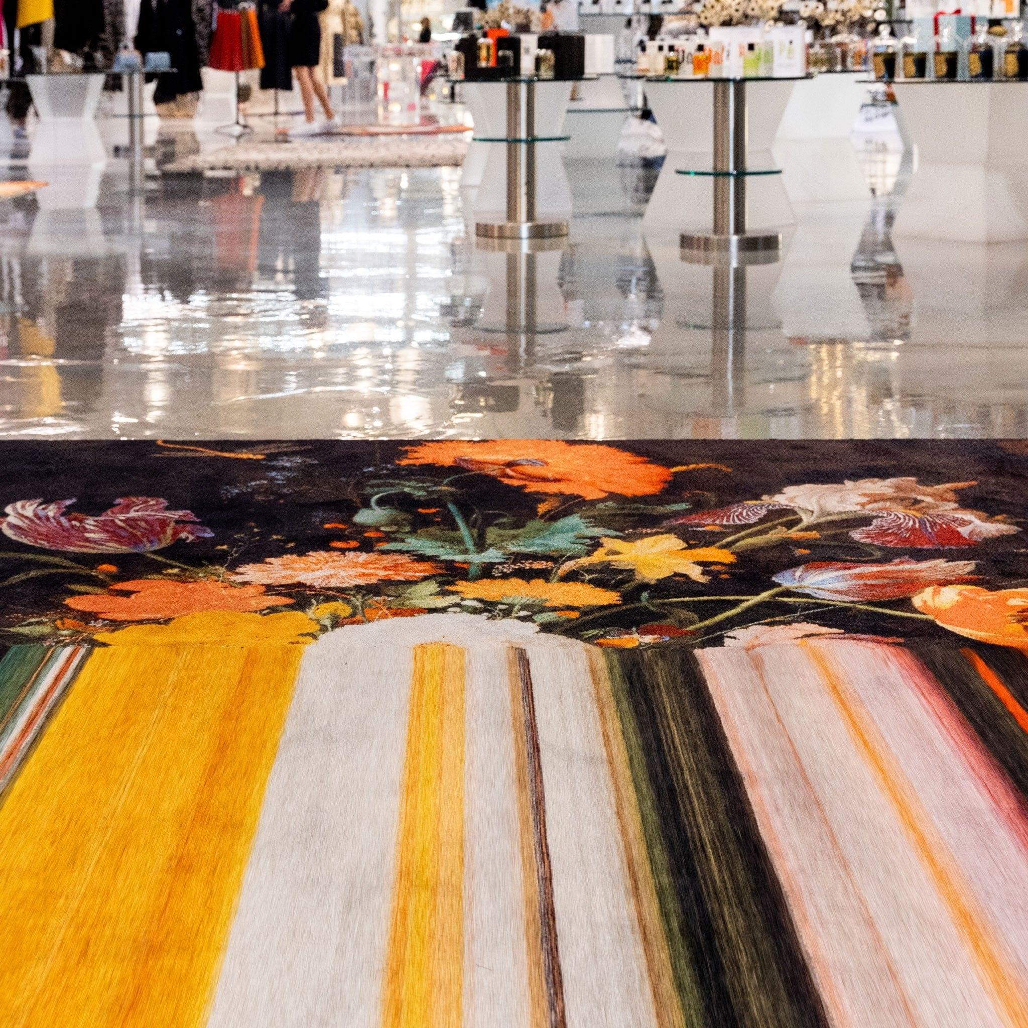 Dywan prostokątny GLITCH czerwony Qeeboo Eye on Design