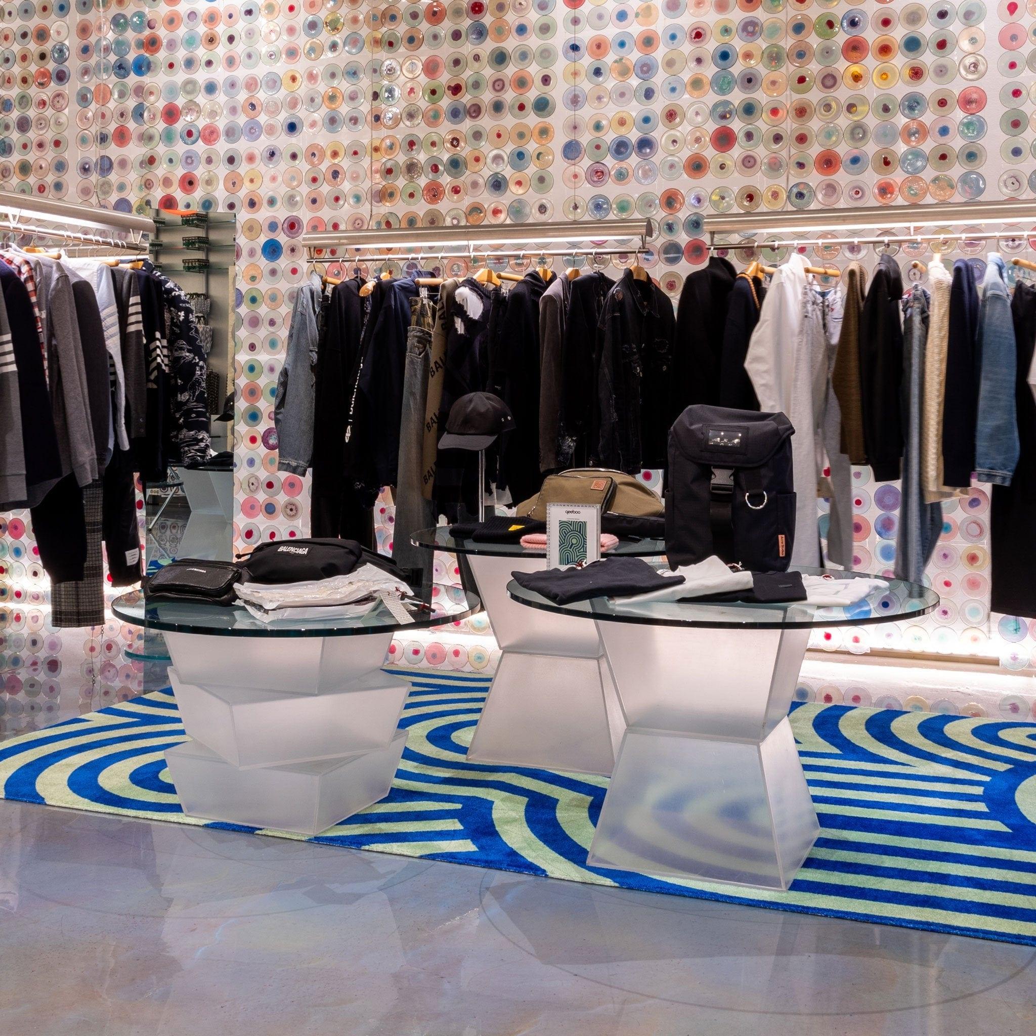 Dywan prostokątny STILEMA morski Qeeboo Eye on Design