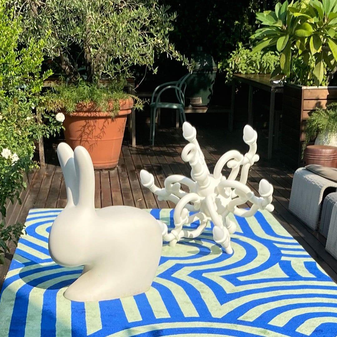 Dywan prostokątny STILEMA morski Qeeboo Eye on Design