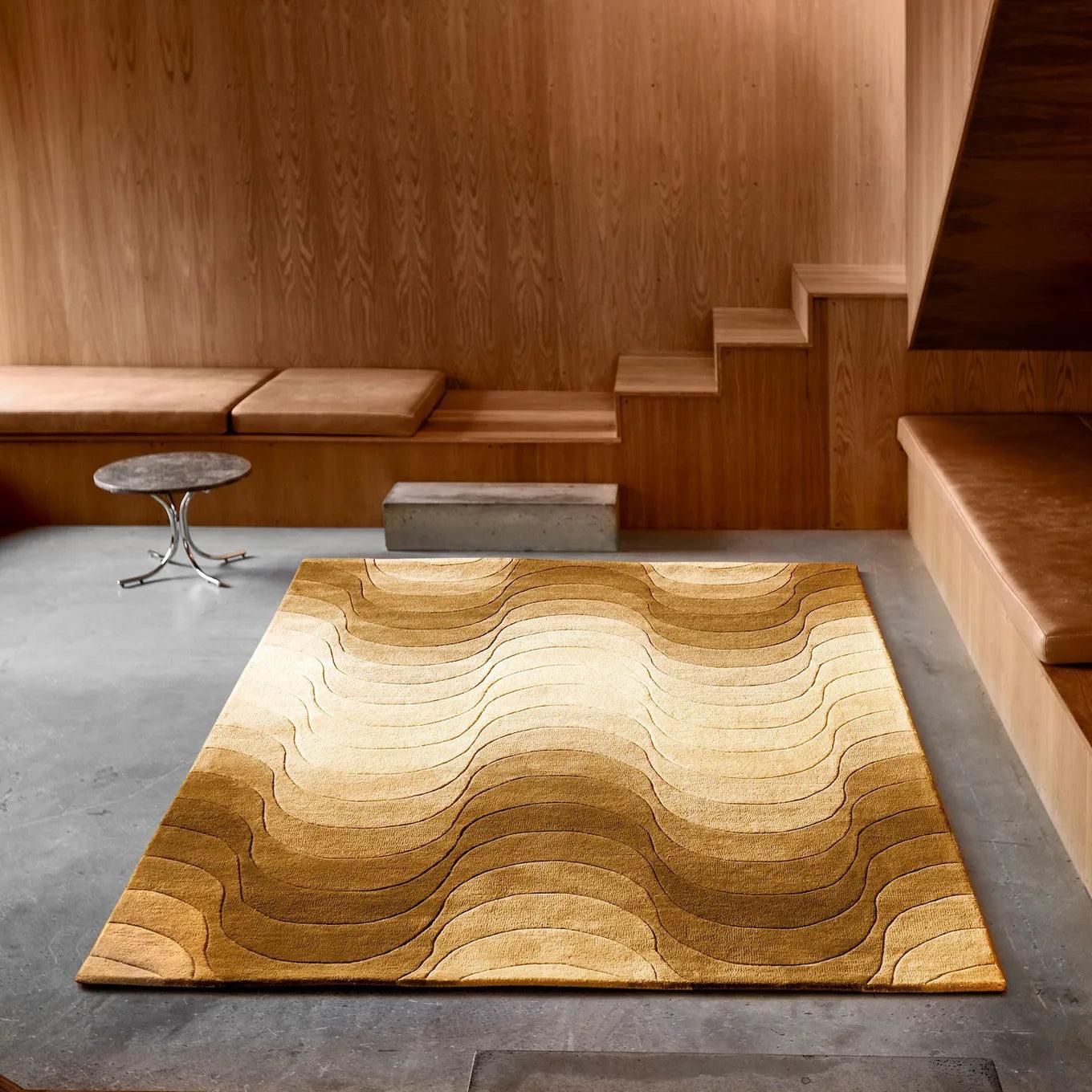 Dywan WAVE RUG karmelowy Verpan Eye on Design