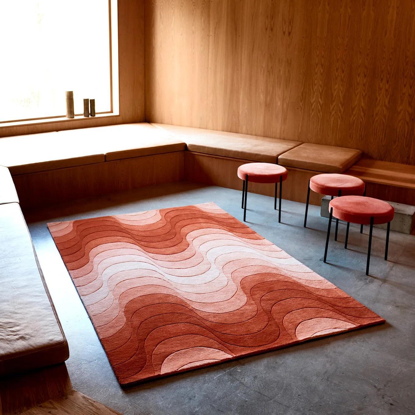 Dywan WAVE RUG pomarańczowy Verpan Eye on Design
