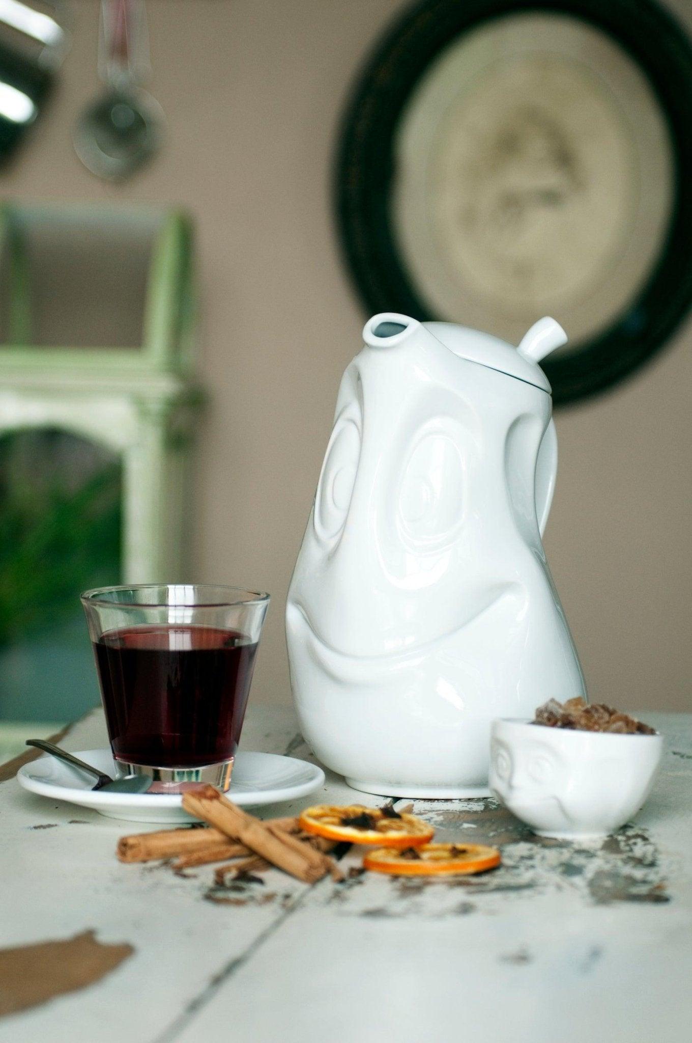 Dzbanek do herbaty GOOD MOOD biały 58products Eye on Design