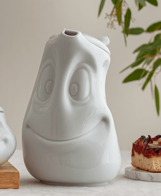 Dzbanek do herbaty GOOD MOOD biały 58products Eye on Design