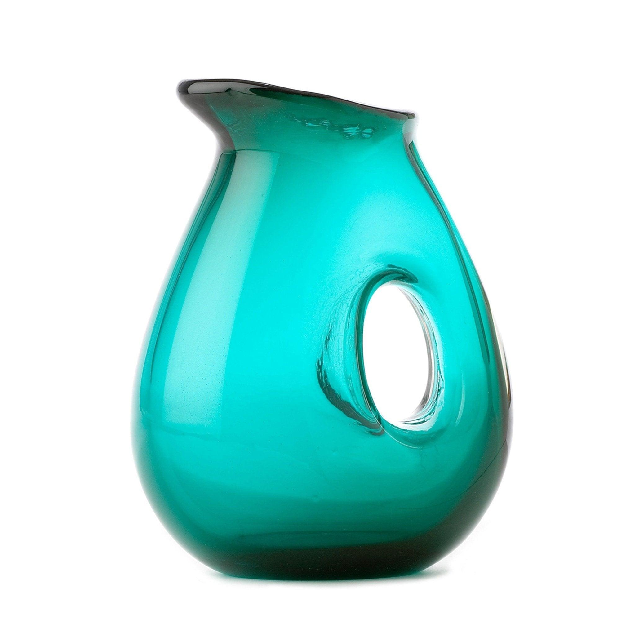 Dzbanek JUG WITH HOLE turkusowy Pols Potten Eye on Design