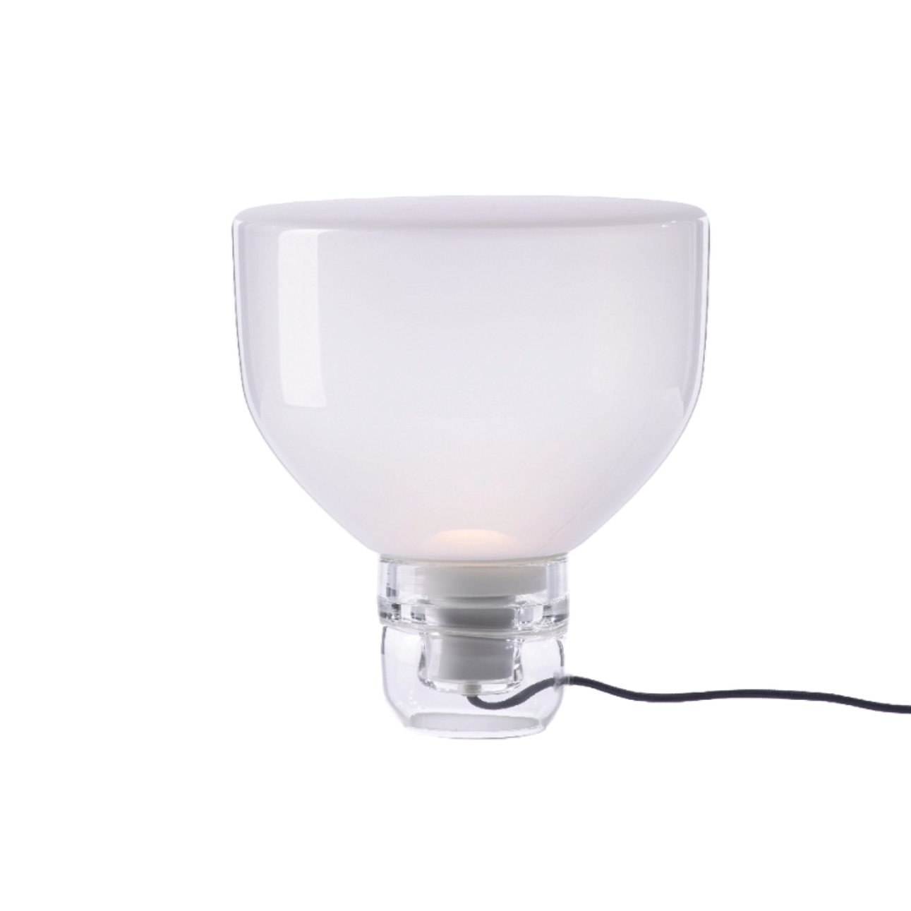 Stolná lampa LIGHTLINE s lesklým podstavcom