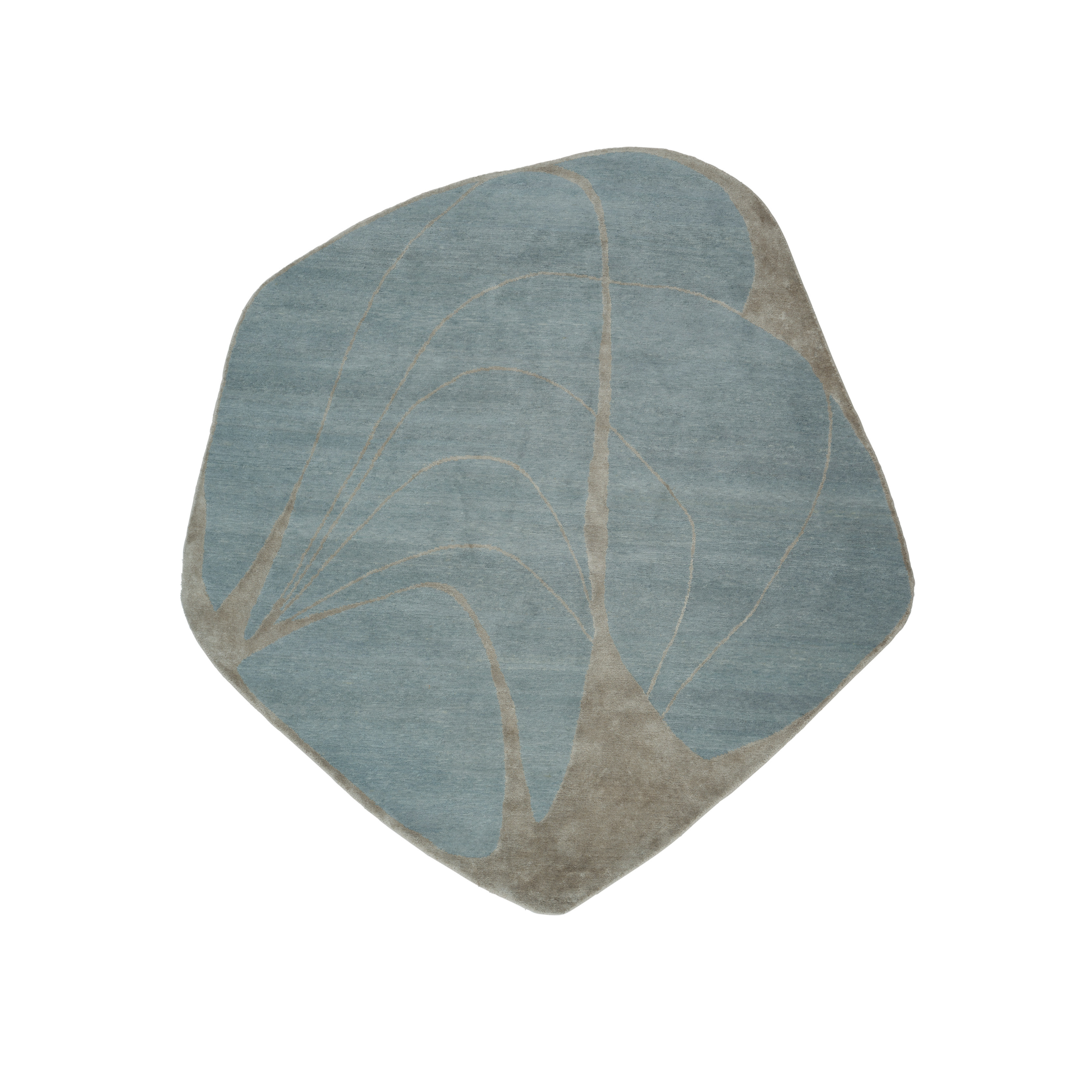 Nesymetrický koberec OYSTER TALE tyrkysový