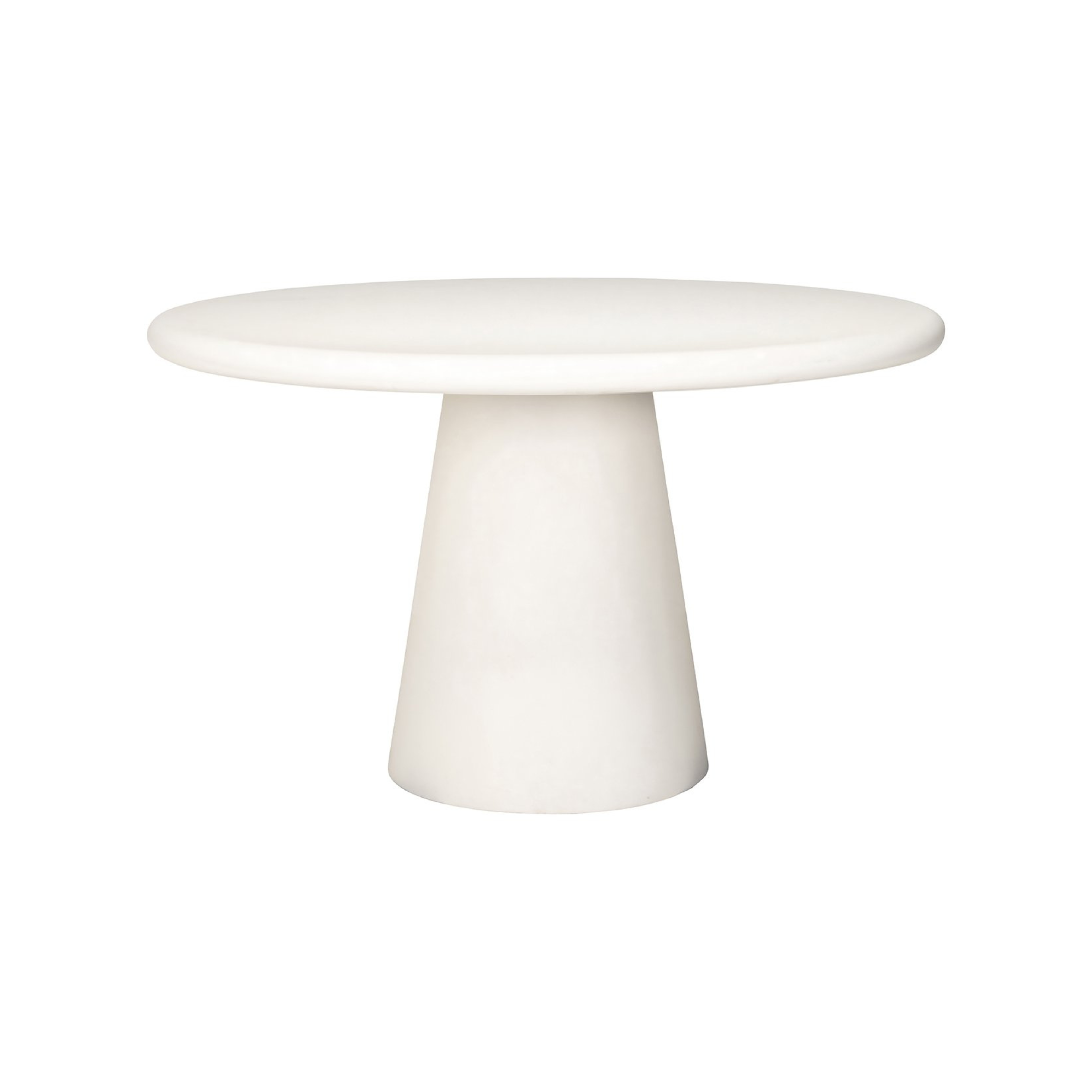 BLOOMSTONE white round table