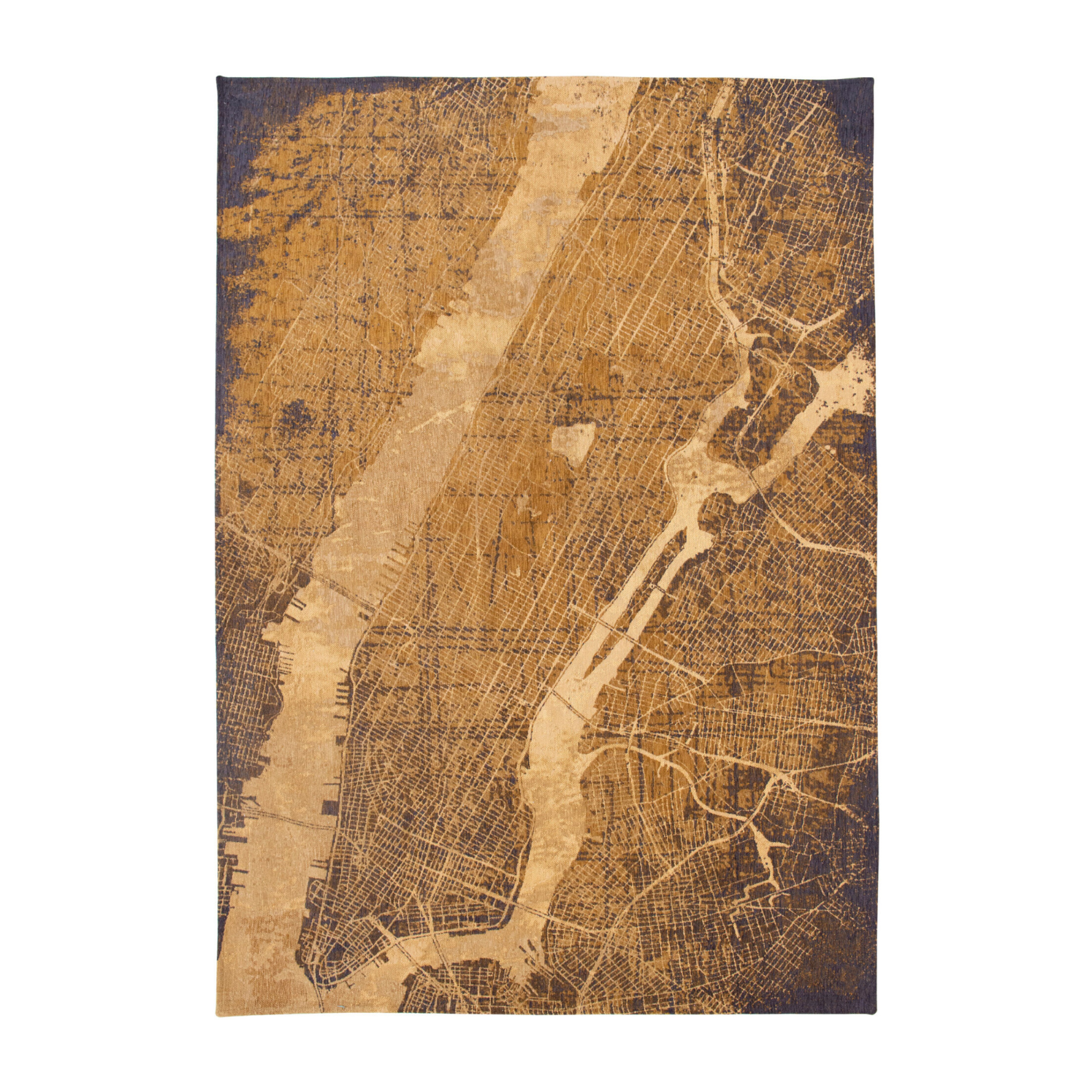 Koberec CITIES NEW YORK GATSBY ZLATÝ hnedý