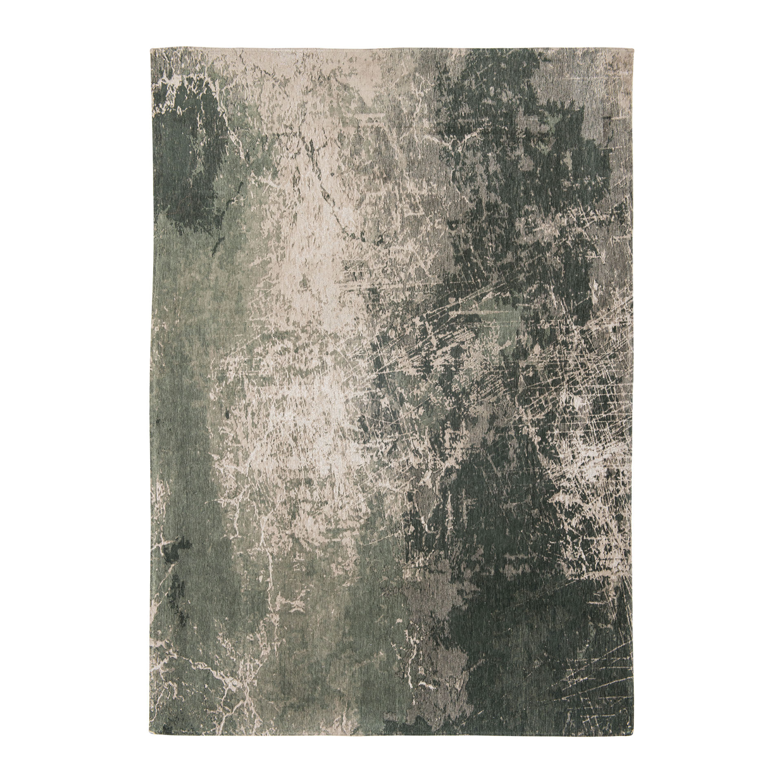 Koberec CRACKS TMAVÝ SMREK zelený