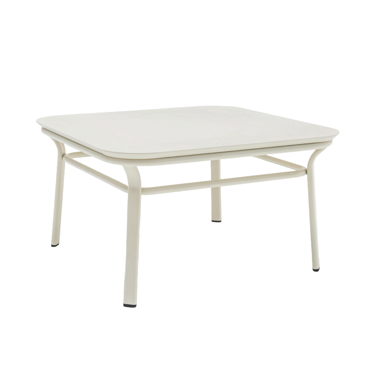 Kávový stolík GRACE dyha s kovovou základňou