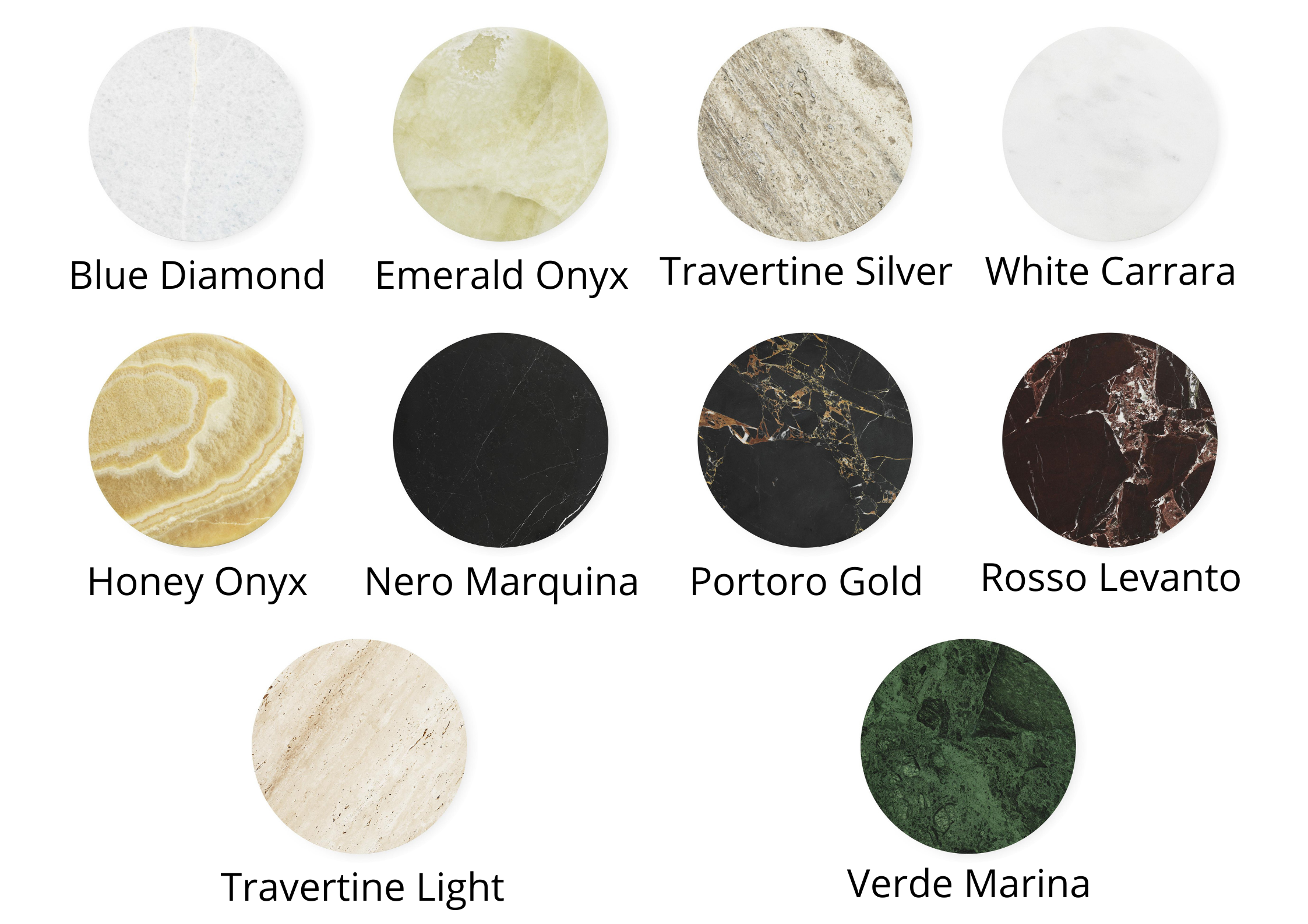 Bočný stolík DIT modrá základňa