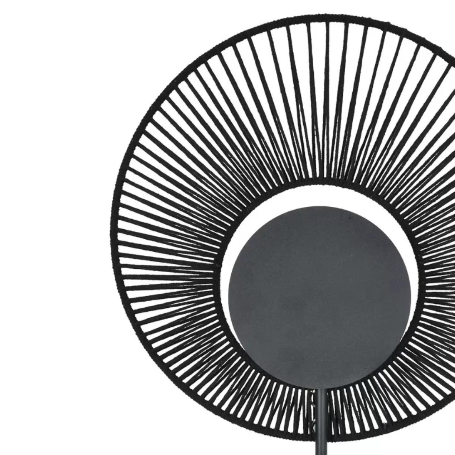 Stolná lampa OYSTER čierna