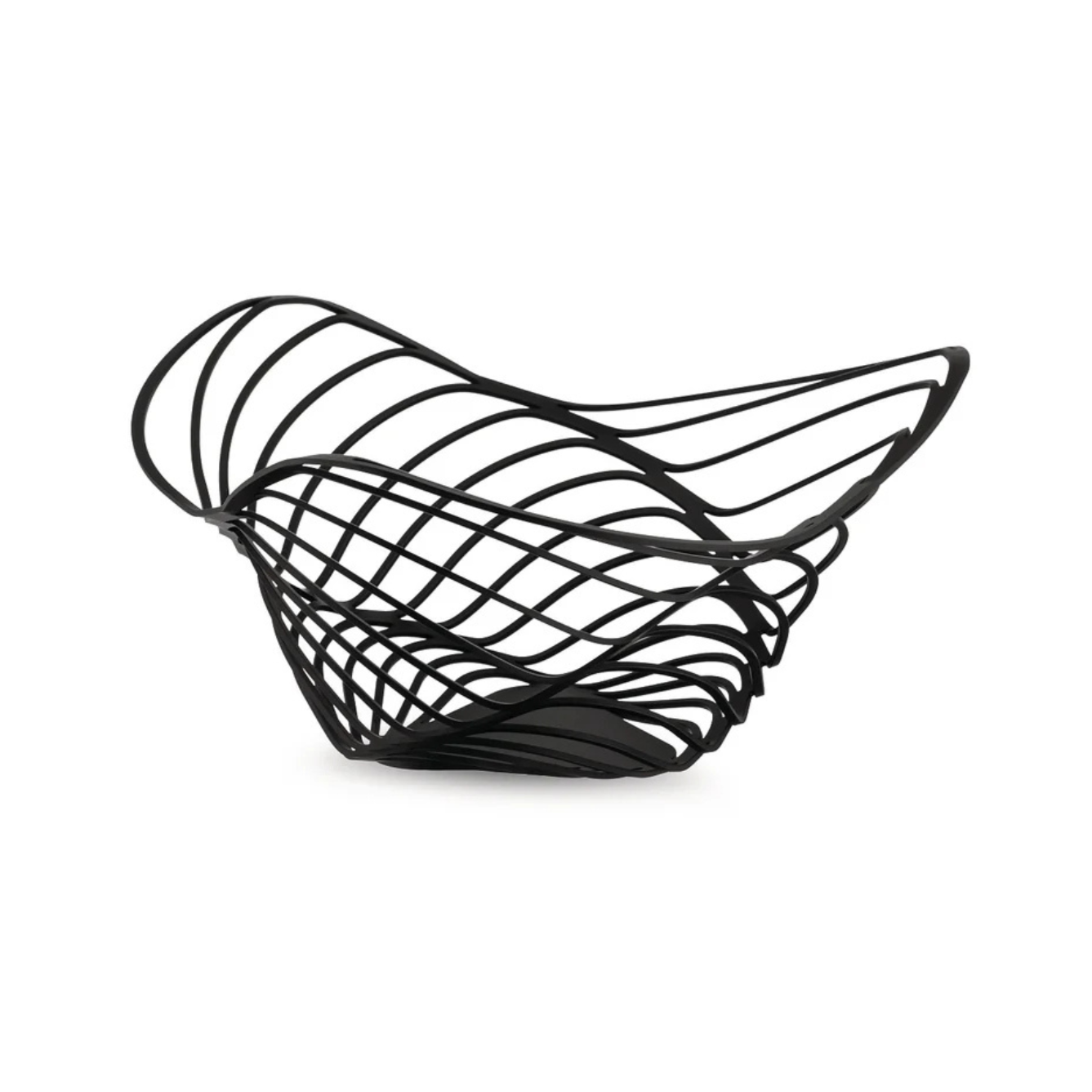 Košík na ovocie TRINITY čierna oceľ