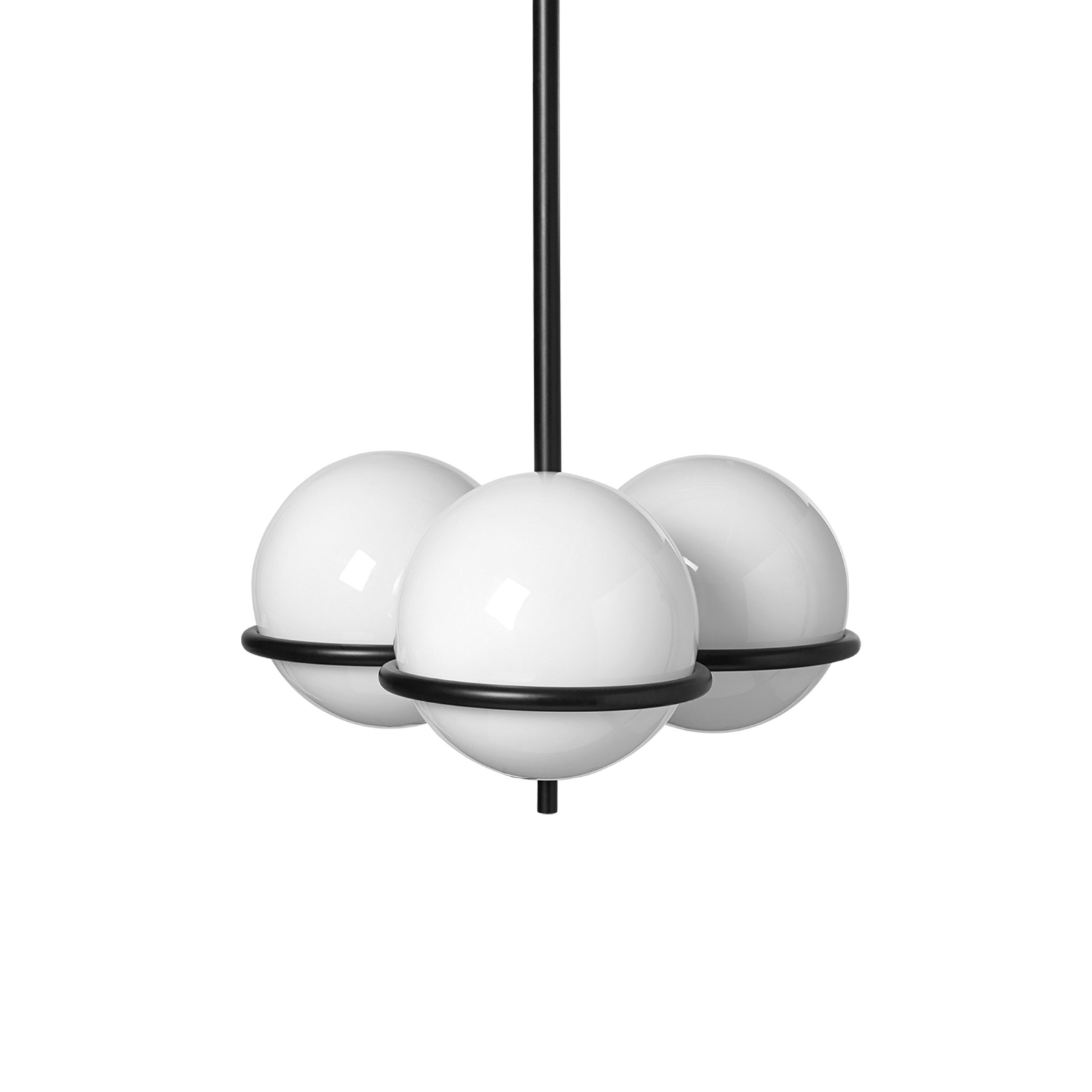 Závesná lampa ERA čierna