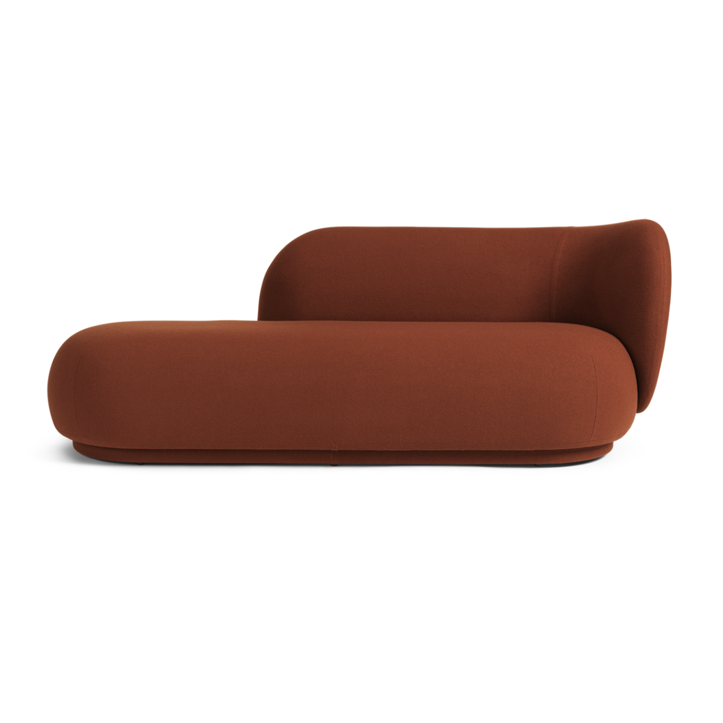 Pohovka pravostranná RICO DIVAN Tonus hrdzavohnedá