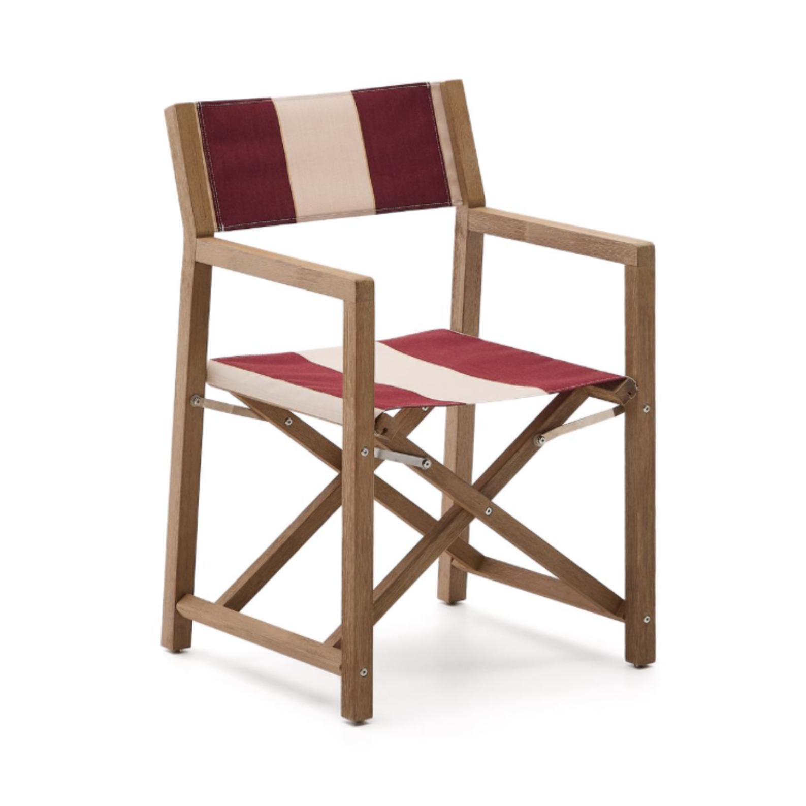 Folding chair of Vilara Bordo-Bega with an acacia base
