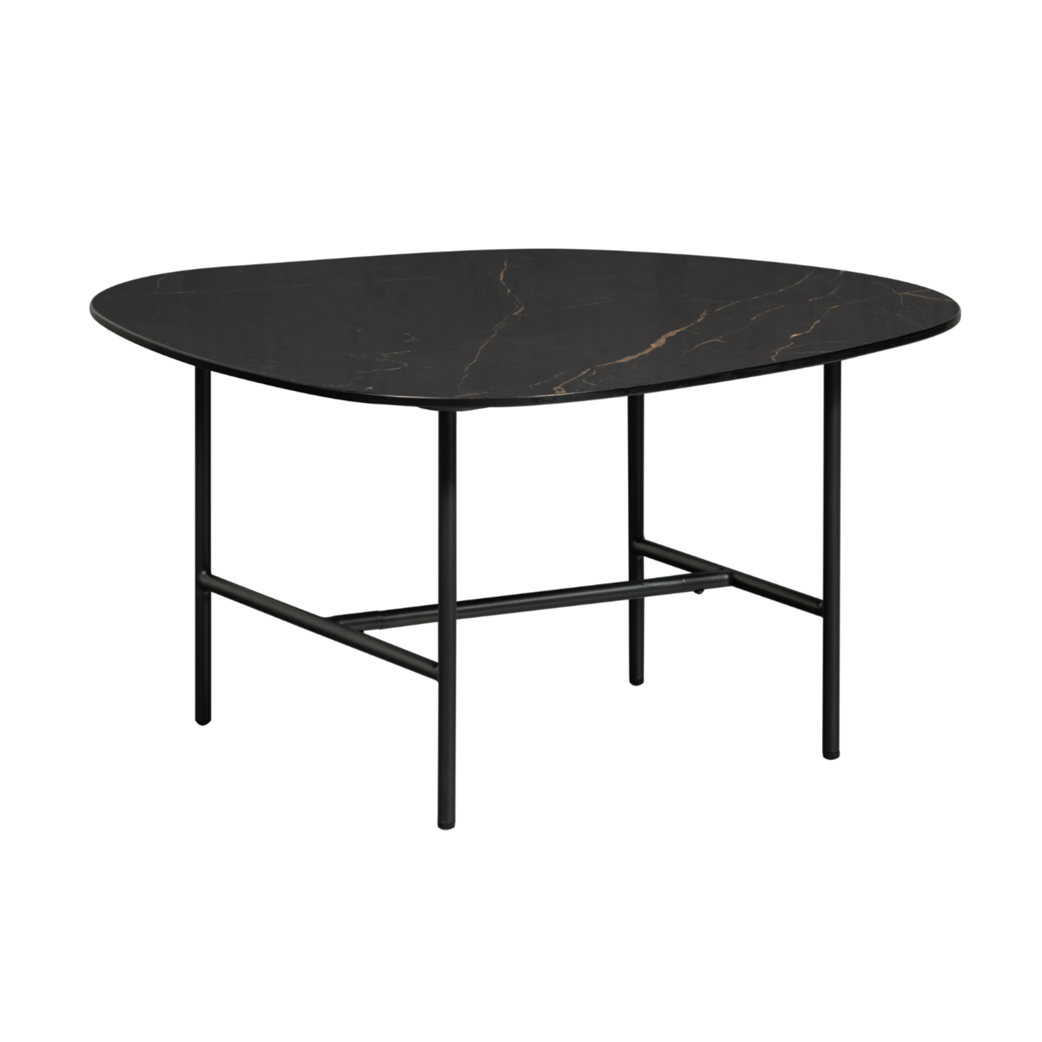 Vajen coffee table black glazed porcelain