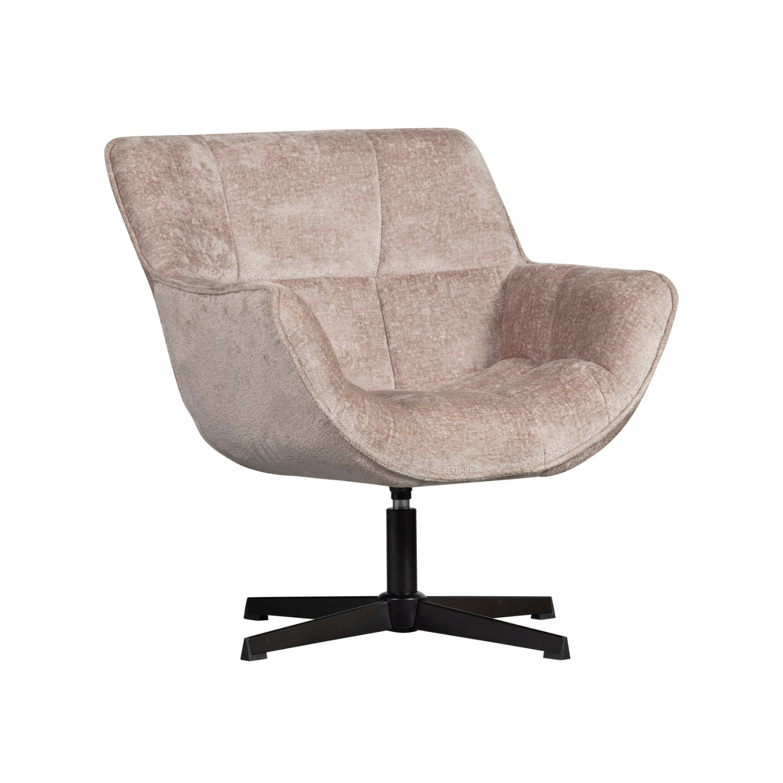 Wibo beige swivel armchair