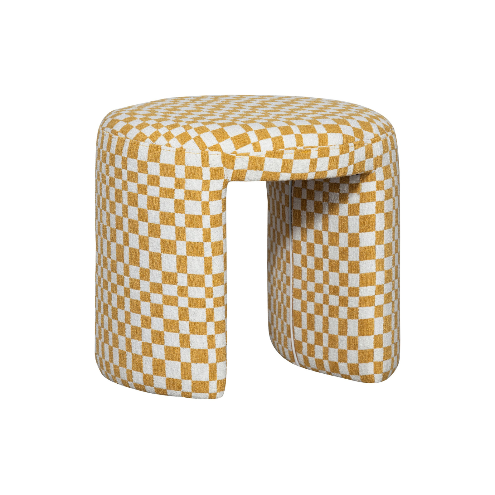 Stolička CHARLIE krémová so žltou