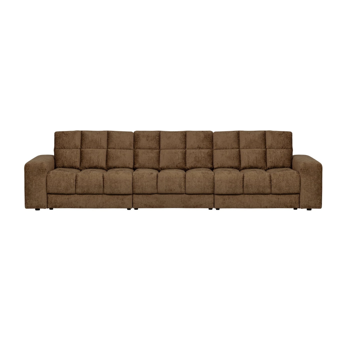 Second Date 3 -person sofa - velvet brass