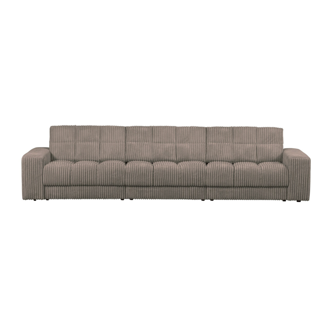 Second Date 3-person sofa brown corduroy
