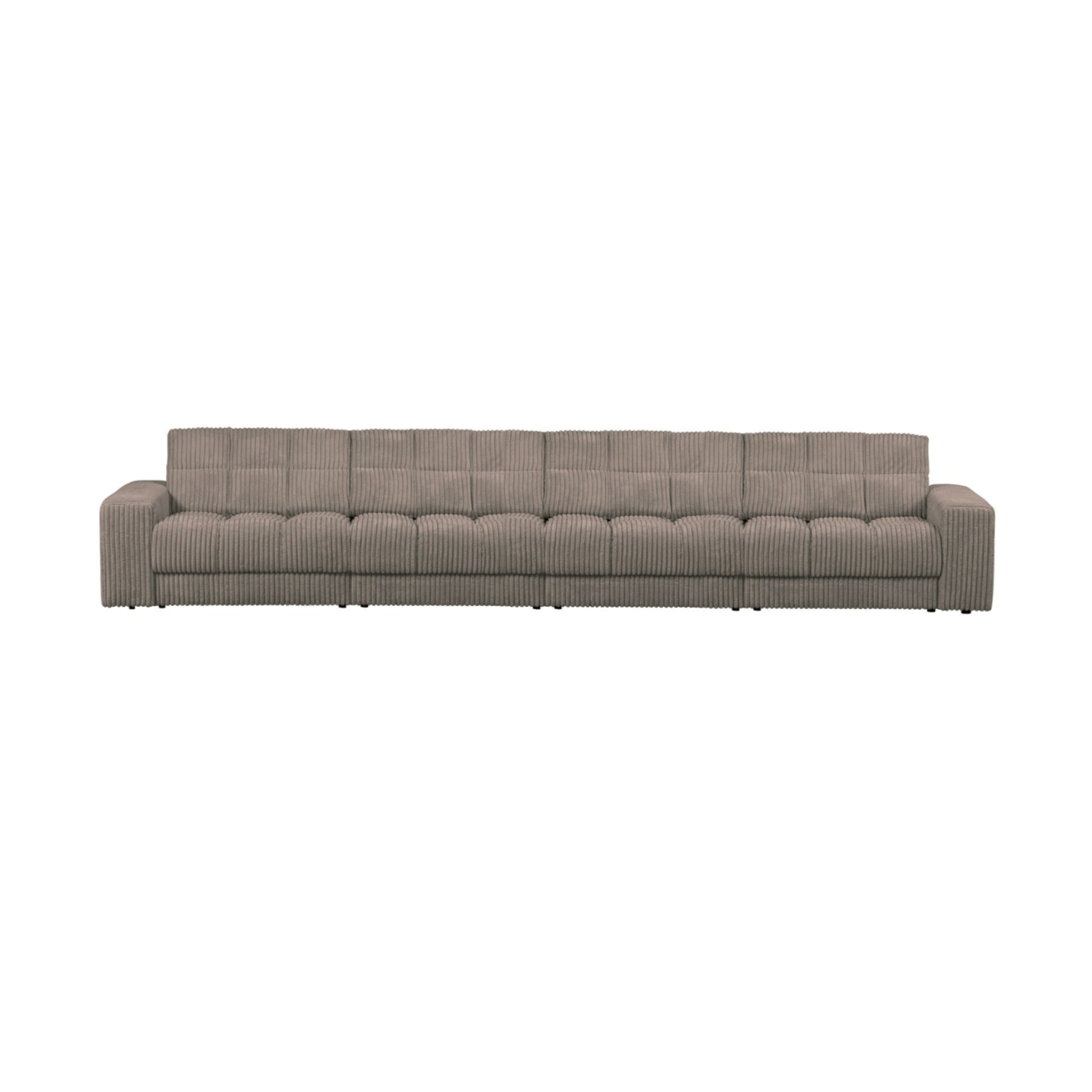 4-seater Sofa SECOND DATE brown corduroy