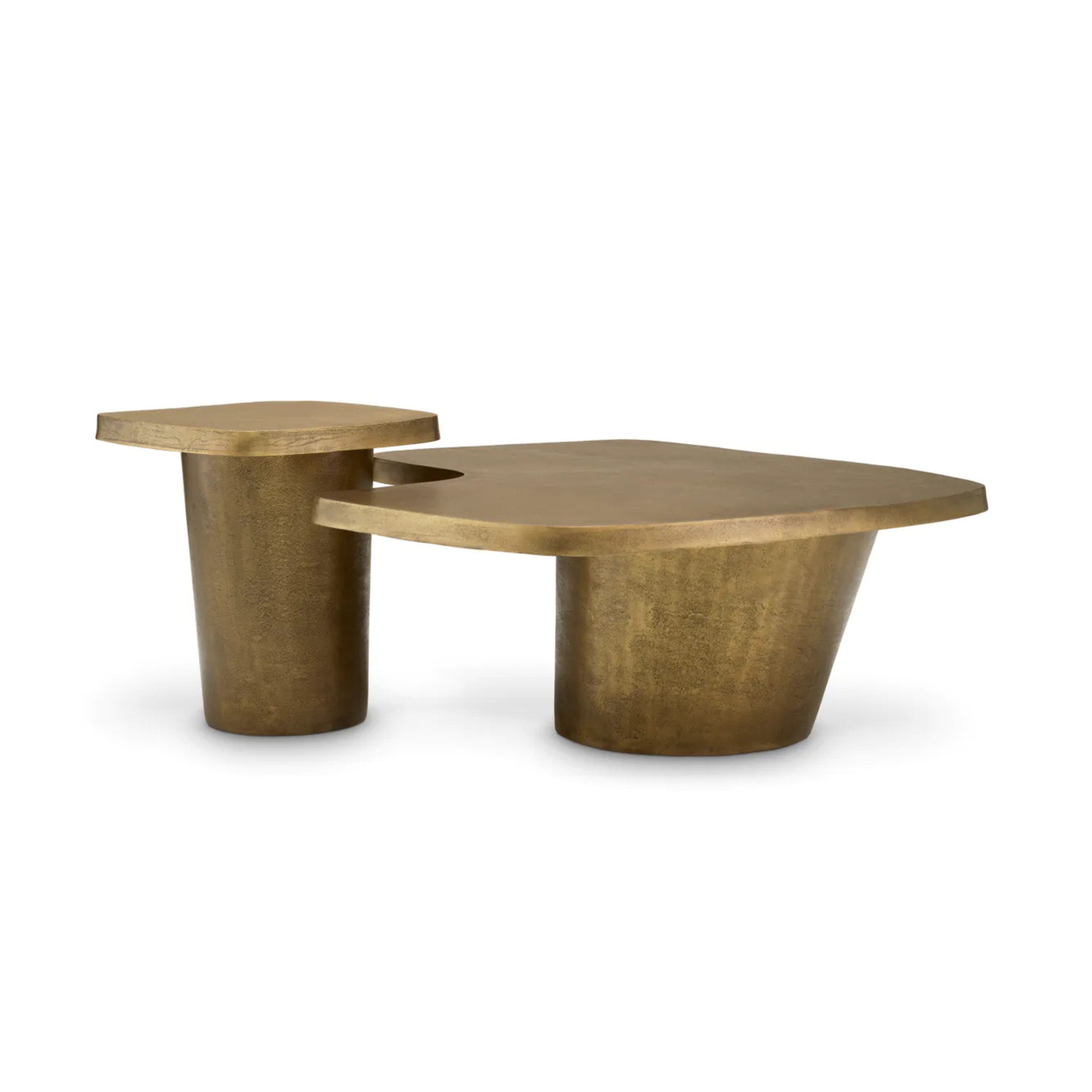 PIERRO Antique Gold Coffee Table Set