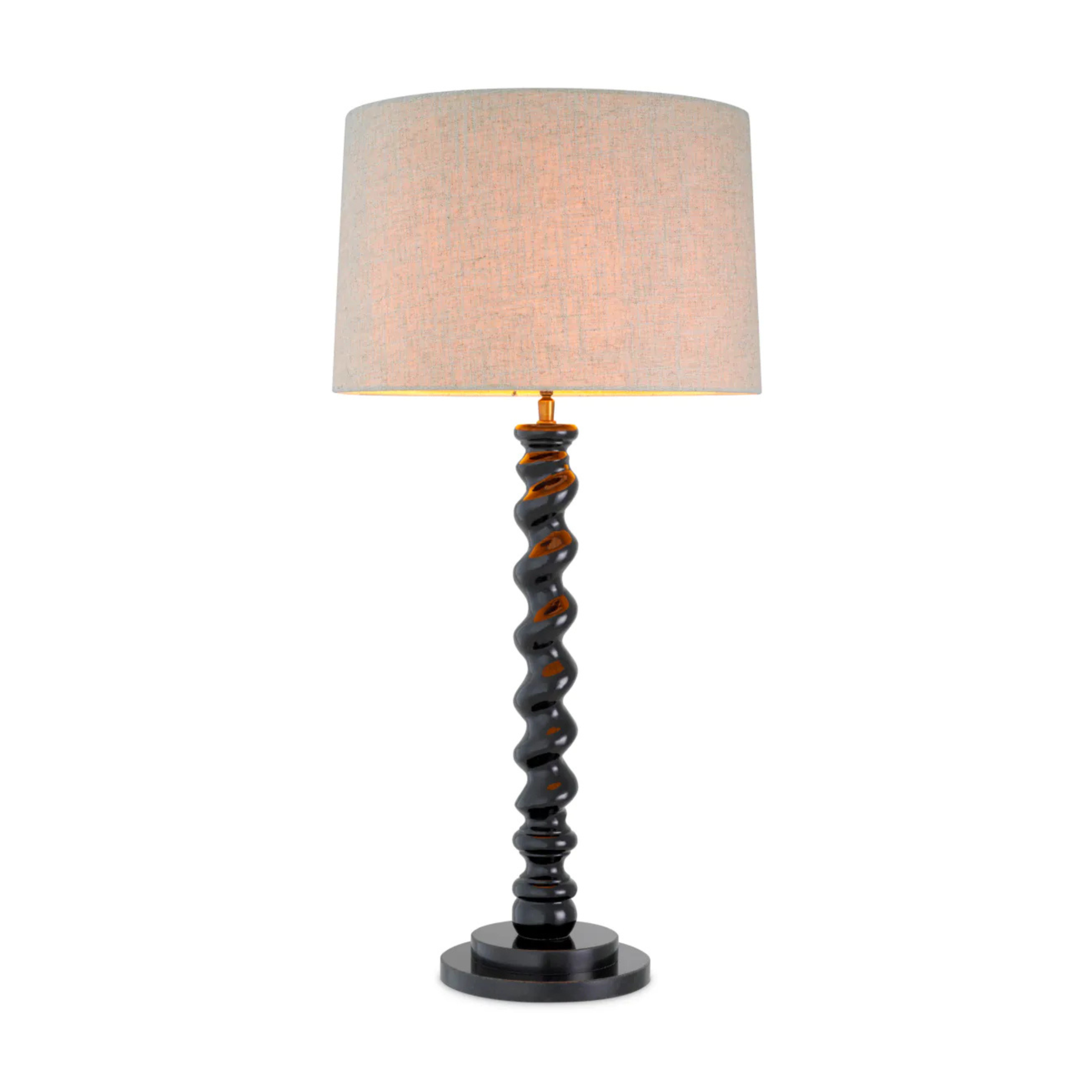 MASSIMO table lamp broken white with black base