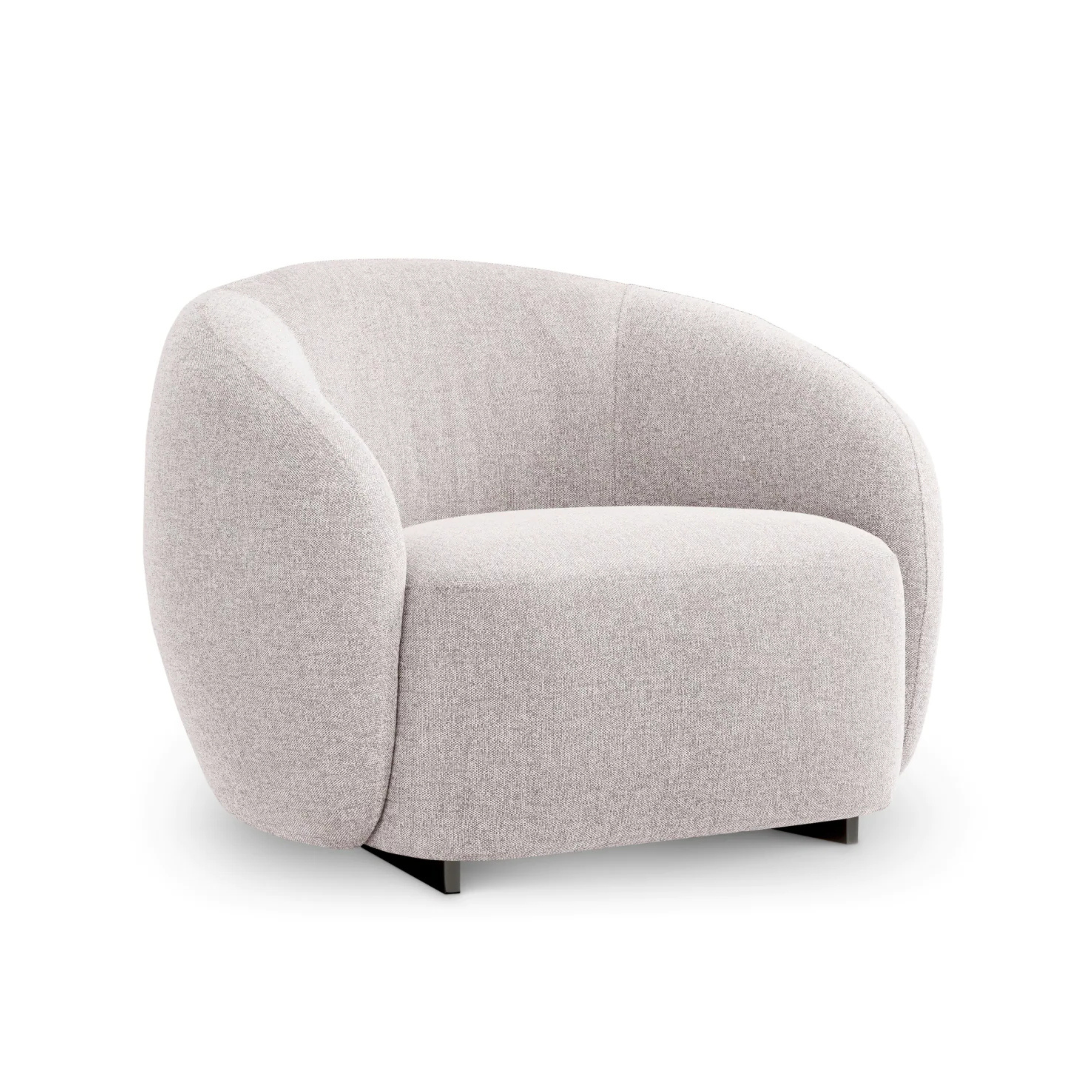 BRICE light gray garden armchair