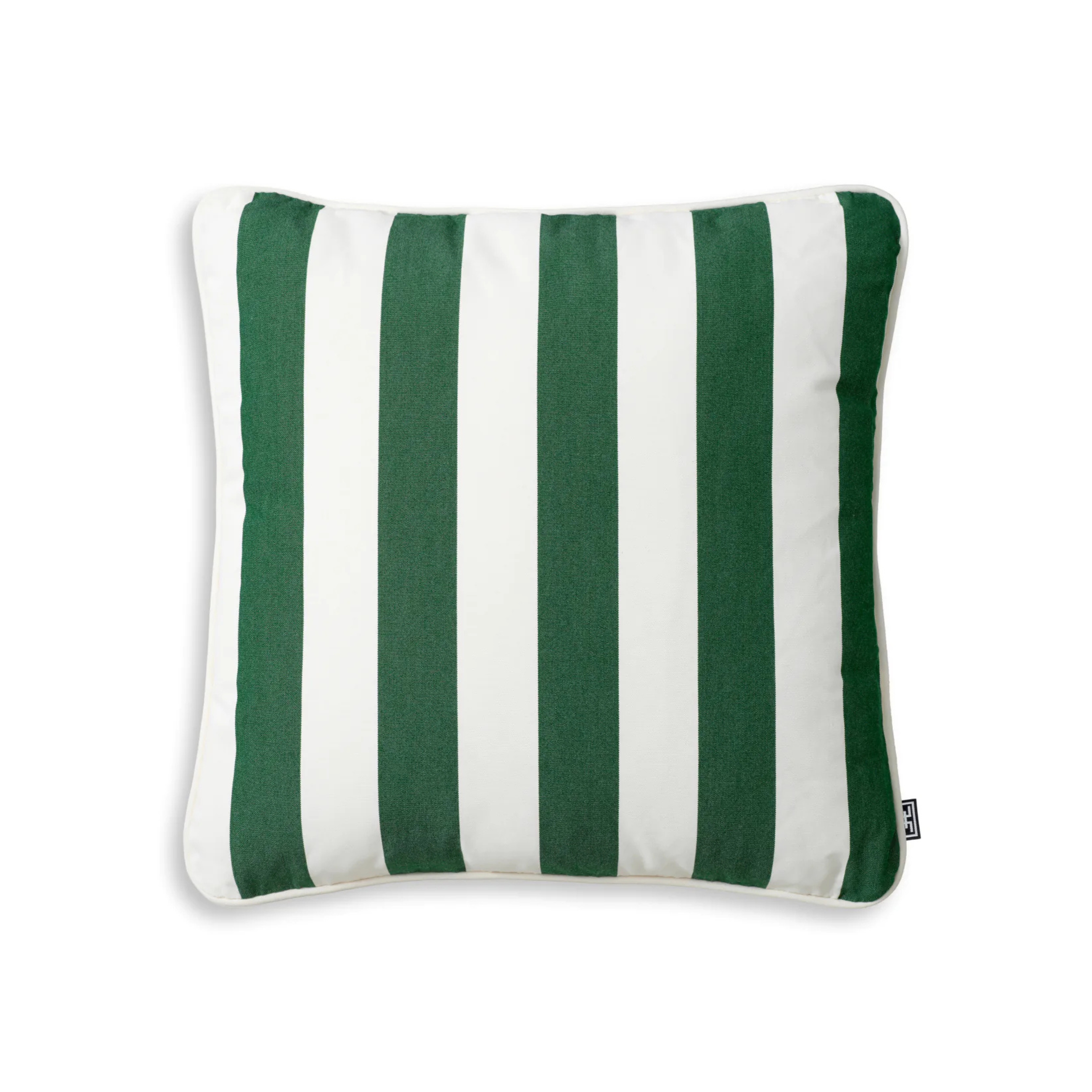 FLORENT garden cushion green with white