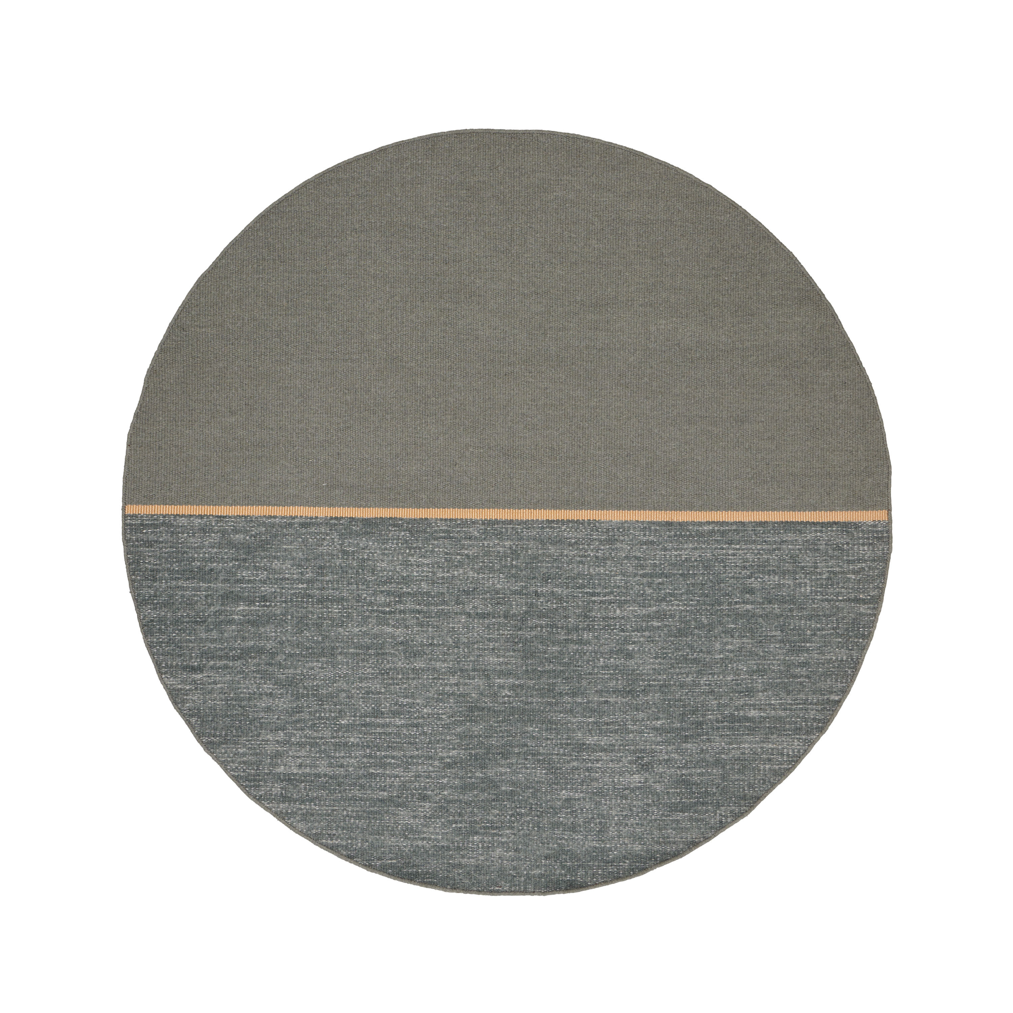 MAGNETIZE round rug dirty green