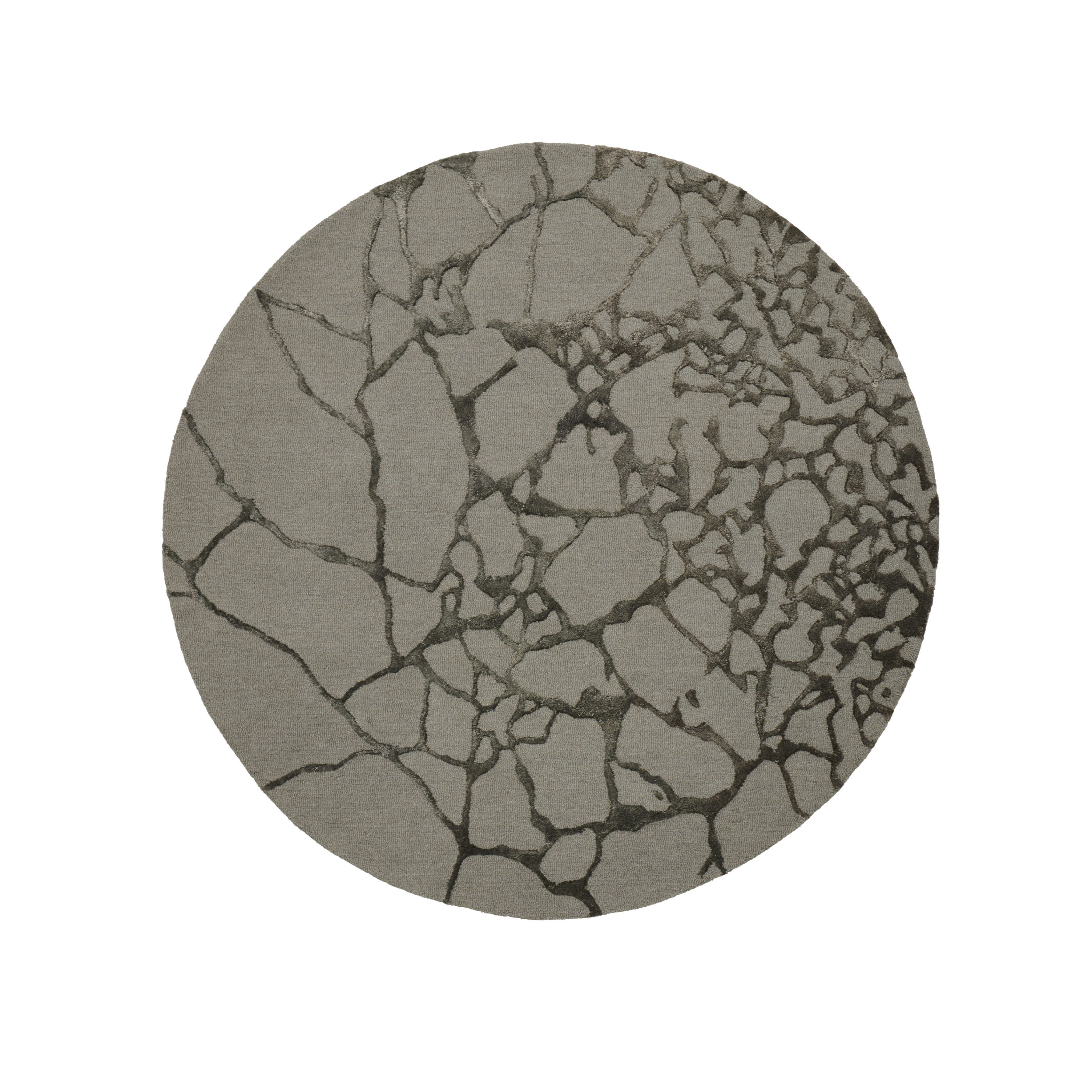 Kruhový koberec MARMO - ZELENÁ lesná zeleň