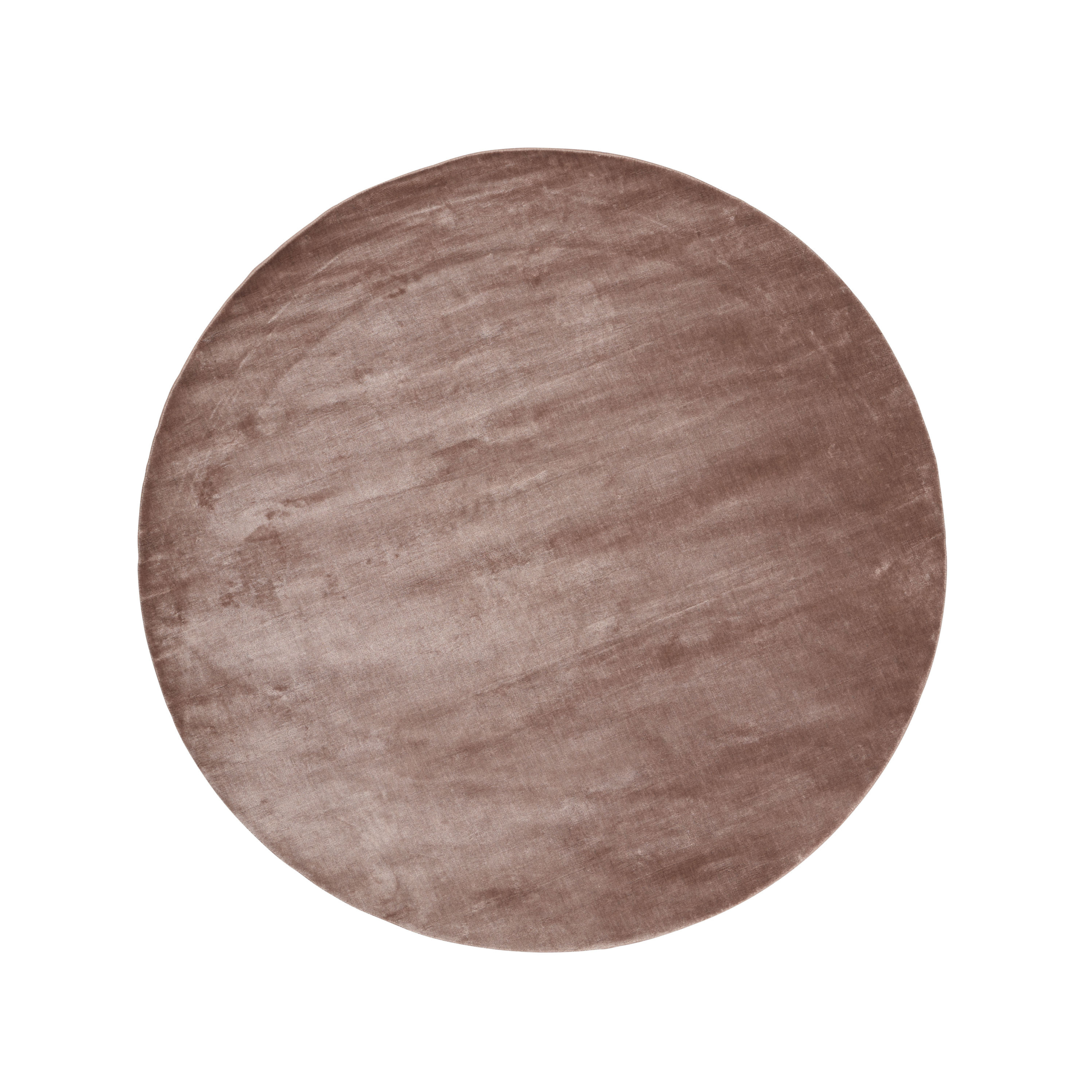 Kruhový koberec LUCENS ružový