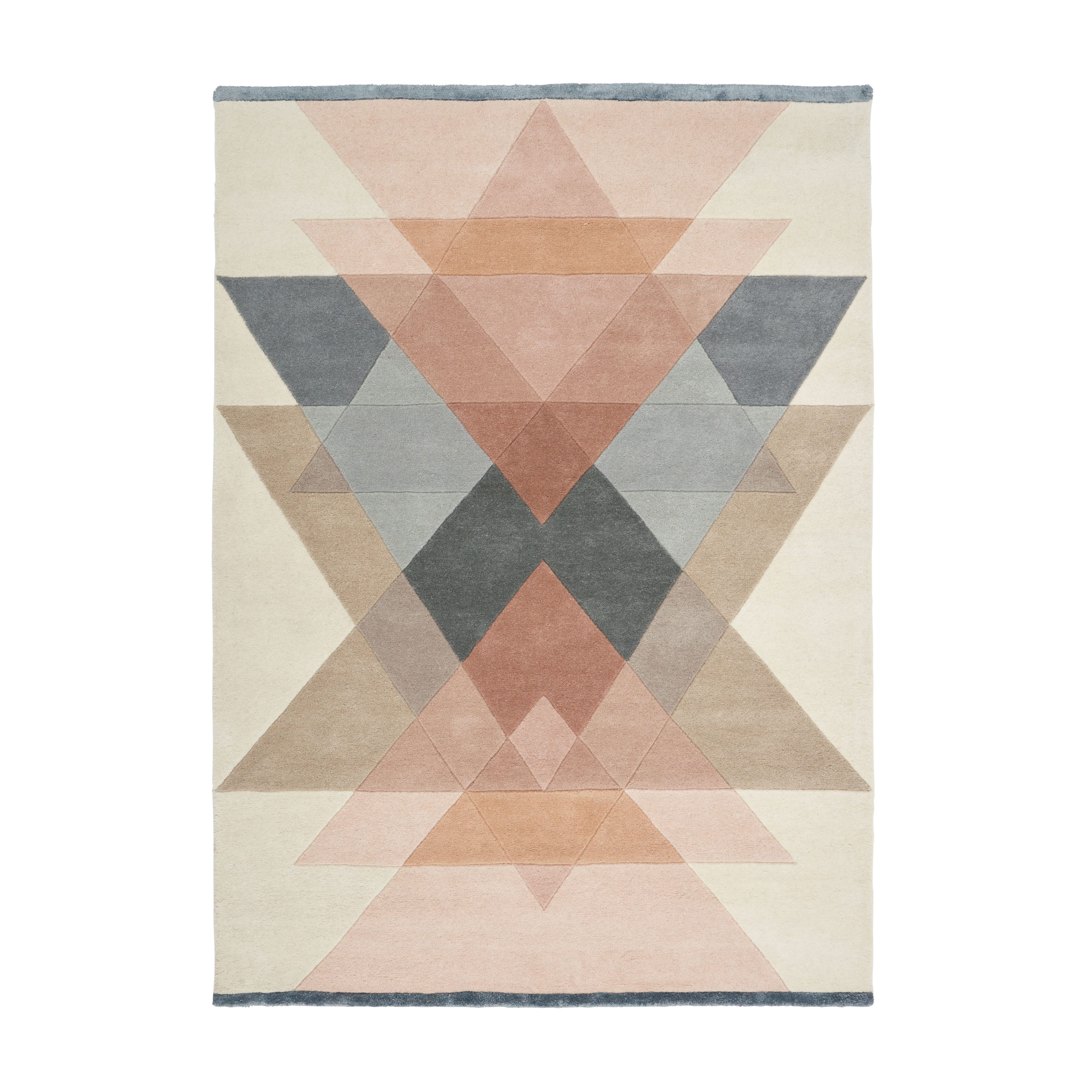 Koberec FREYA - PUDROVÝ béžový s lososovým