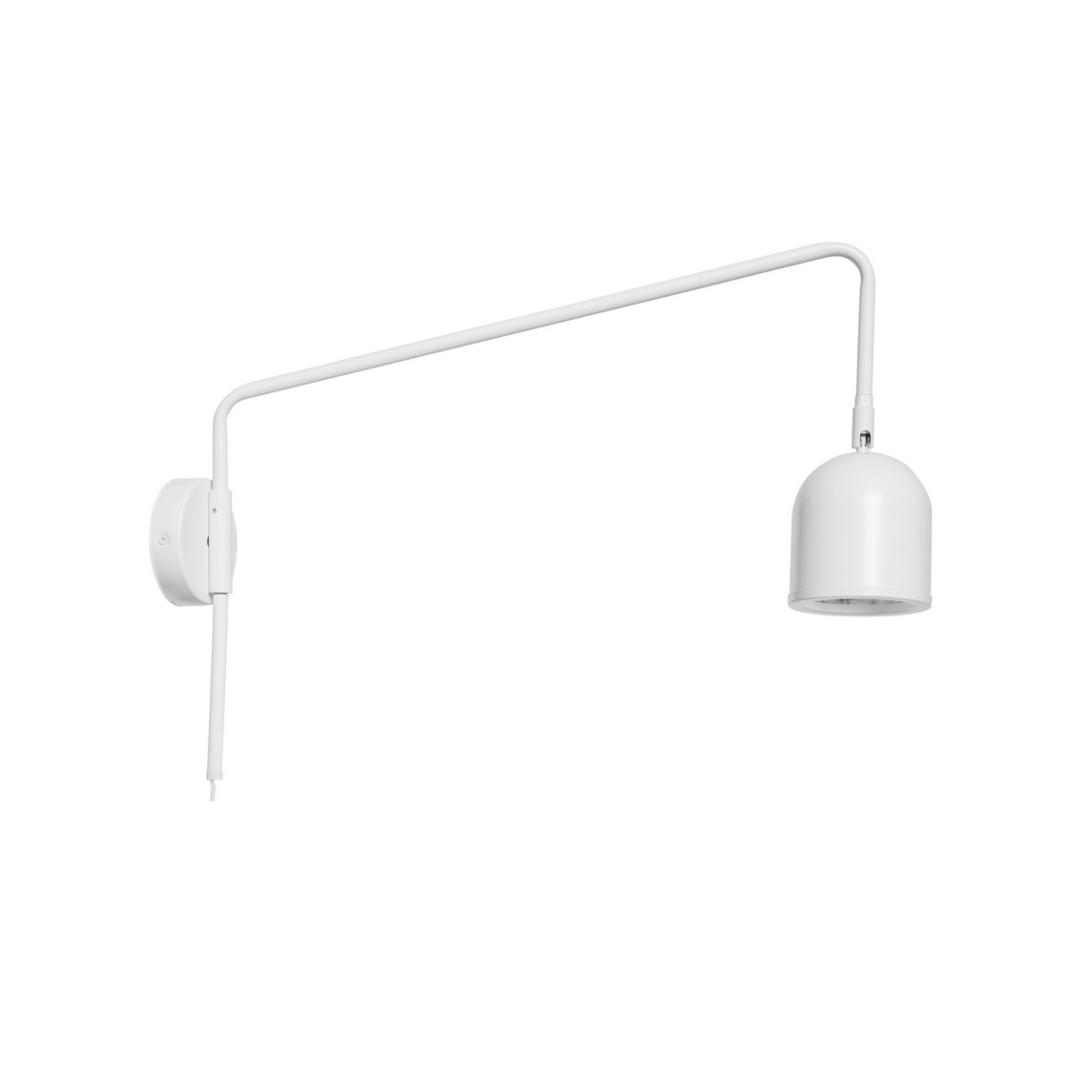 Nástenná lampa GASPAR biela