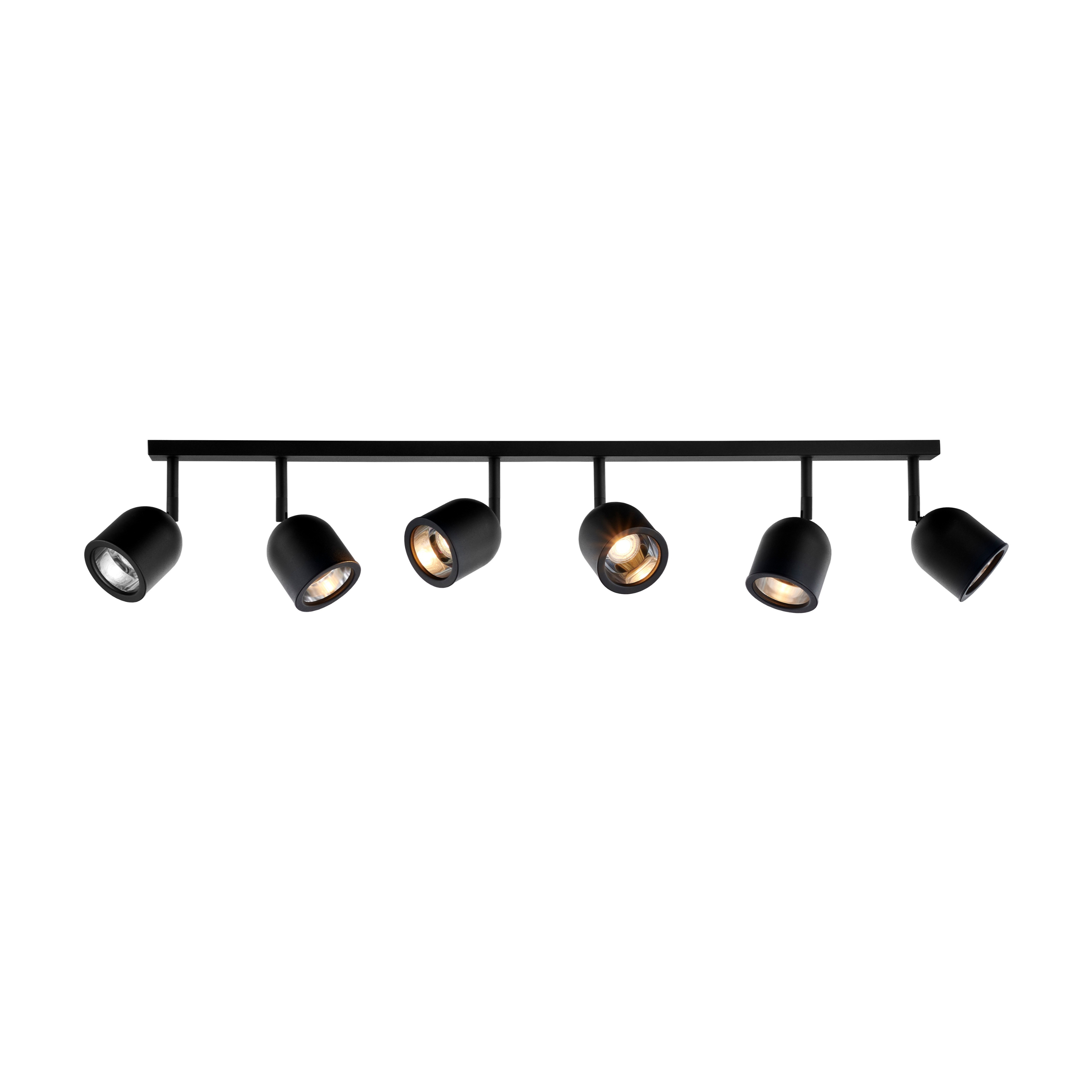 SPARK 6 Black Ceiling Lamp