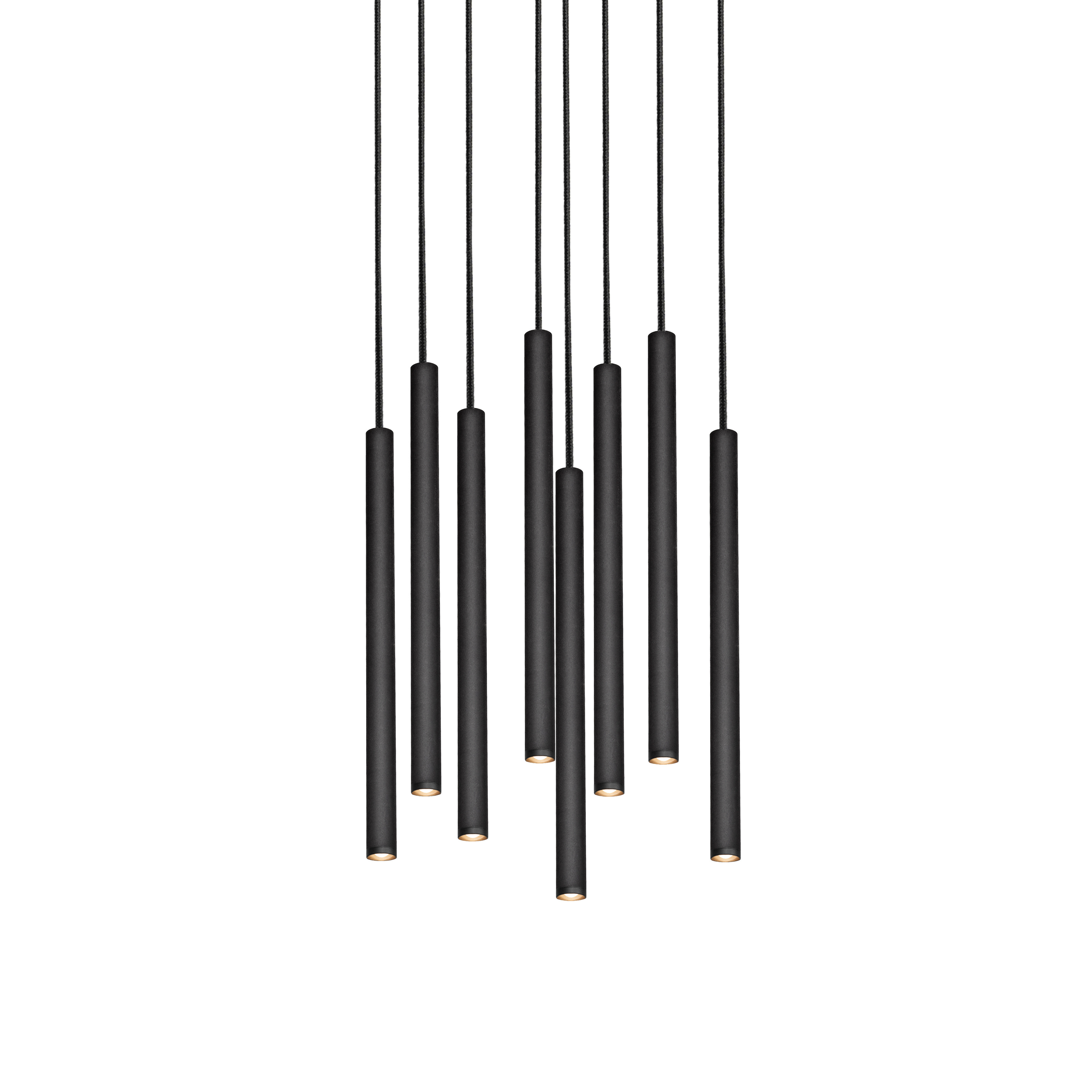 ROLL 8 Black Pendant Lamp